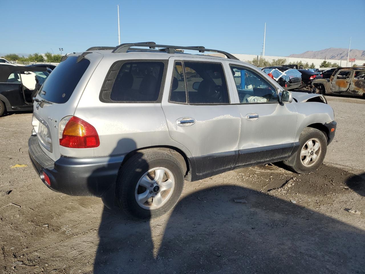 2002 Hyundai Santa Fe Gls Silver vin: KM8SC13D12U176132