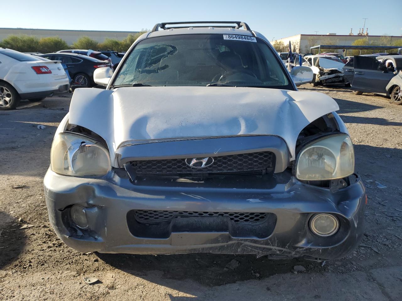 2002 Hyundai Santa Fe Gls Silver vin: KM8SC13D12U176132