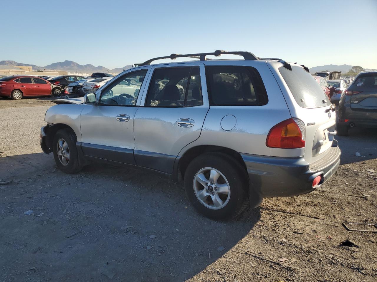2002 Hyundai Santa Fe Gls Silver vin: KM8SC13D12U176132