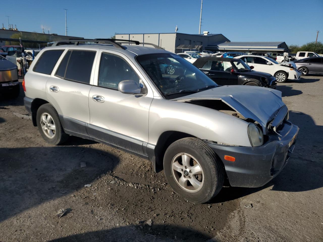 2002 Hyundai Santa Fe Gls Silver vin: KM8SC13D12U176132