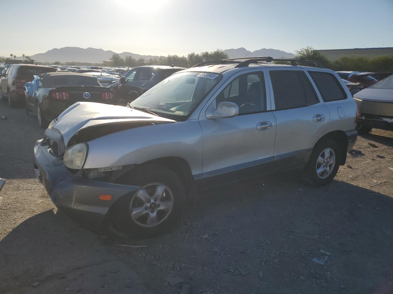 2002 Hyundai Santa Fe Gls Silver vin: KM8SC13D12U176132