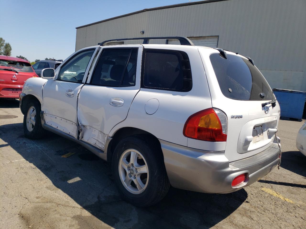 2002 Hyundai Santa Fe Gls Белый vin: KM8SC13D12U243361