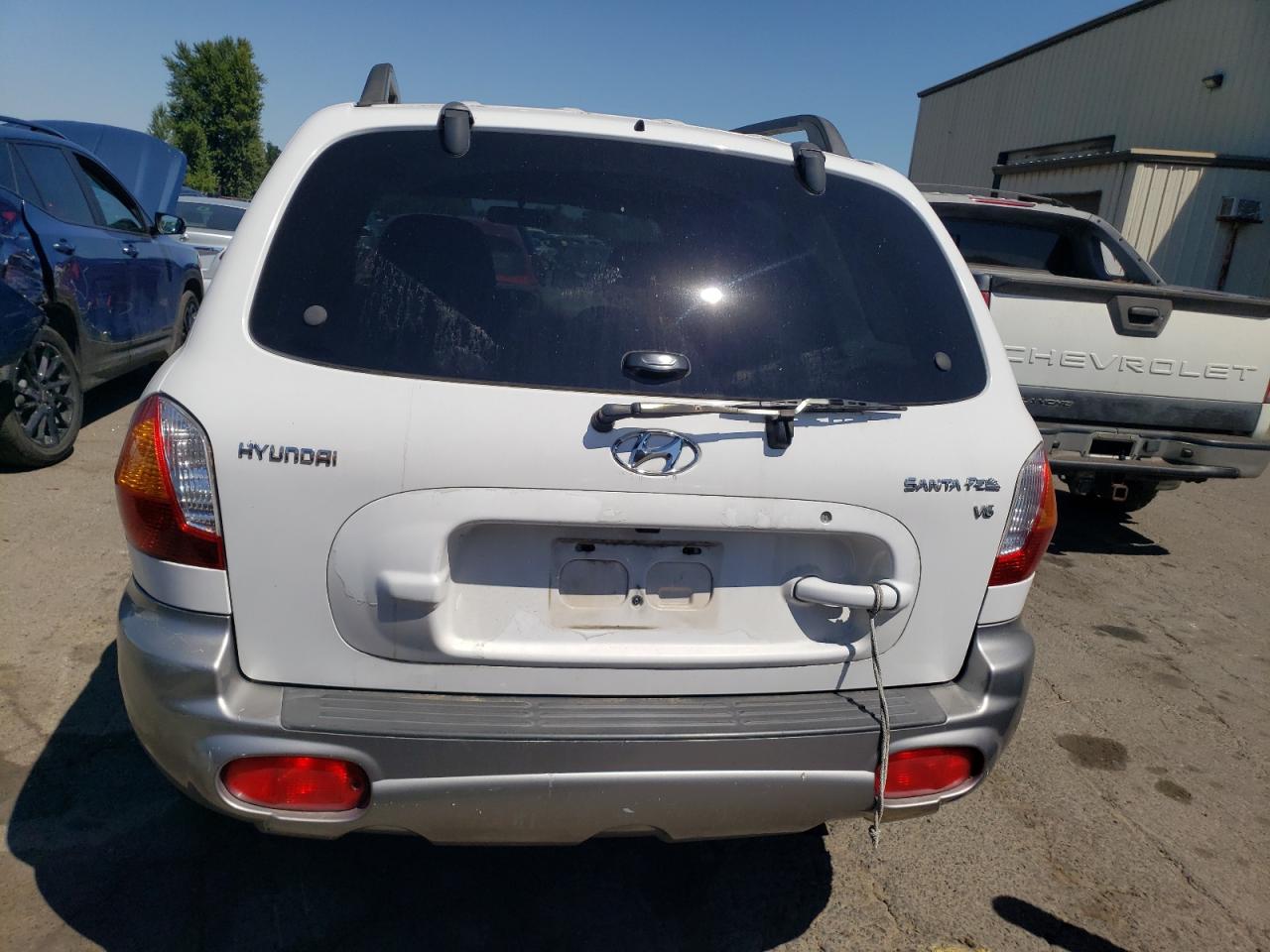 2002 Hyundai Santa Fe Gls Белый vin: KM8SC13D12U243361