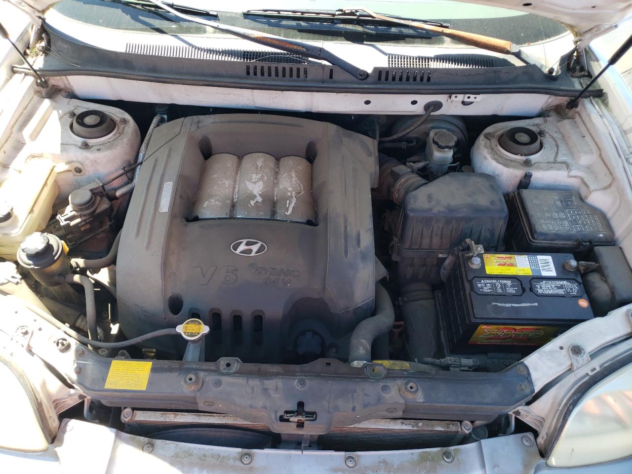 2002 Hyundai Santa Fe Gls Белый vin: KM8SC13D12U243361