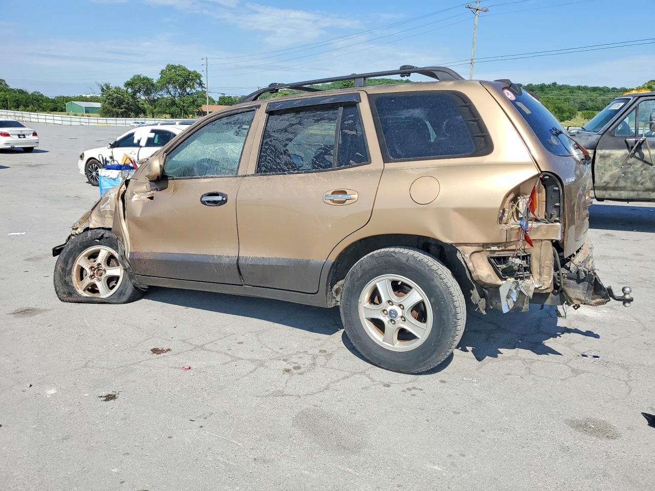 2002 Hyundai Santa Fe Gls Gold vin: KM8SC13D12U261780