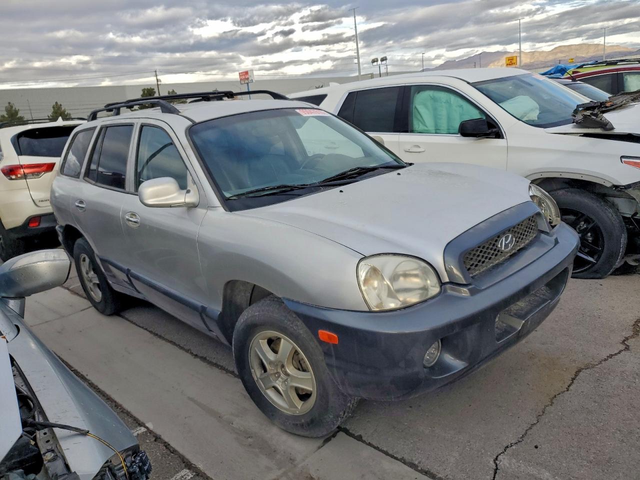 2003 Hyundai Santa Fe Gls Silver vin: KM8SC13D13U362318