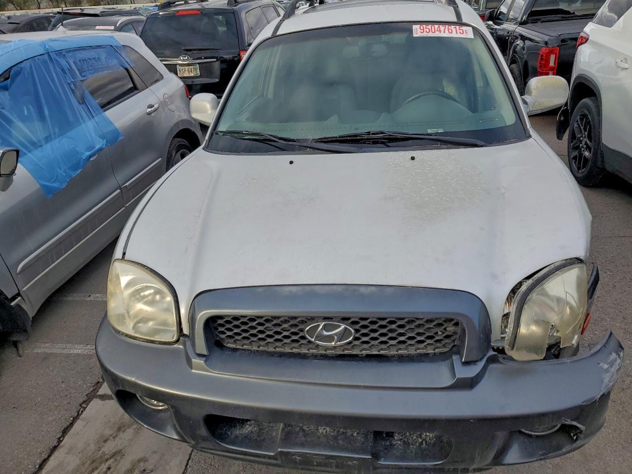 2003 Hyundai Santa Fe Gls Silver vin: KM8SC13D13U362318