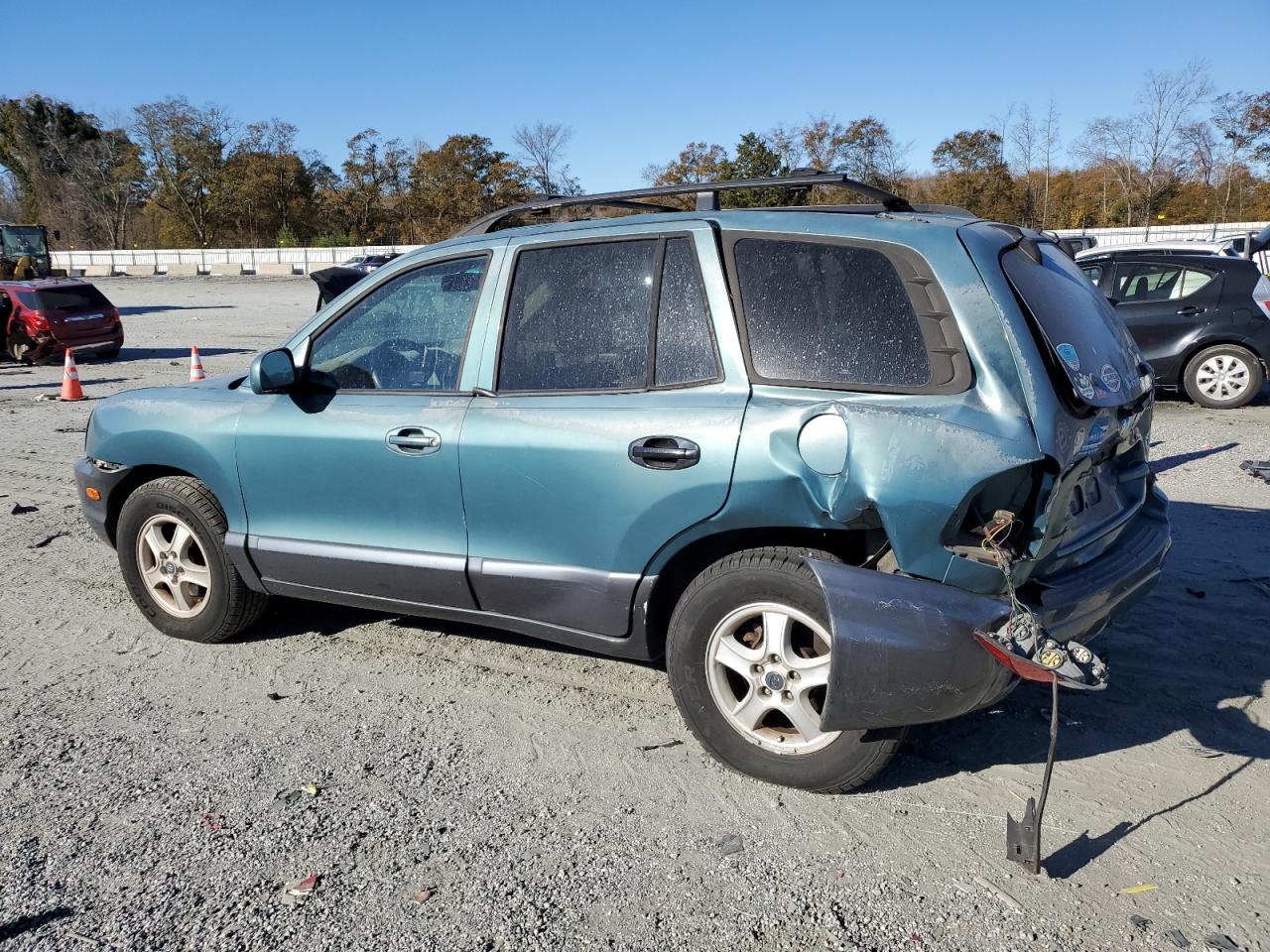 2003 Hyundai Santa Fe Gls Green vin: KM8SC13D13U374680