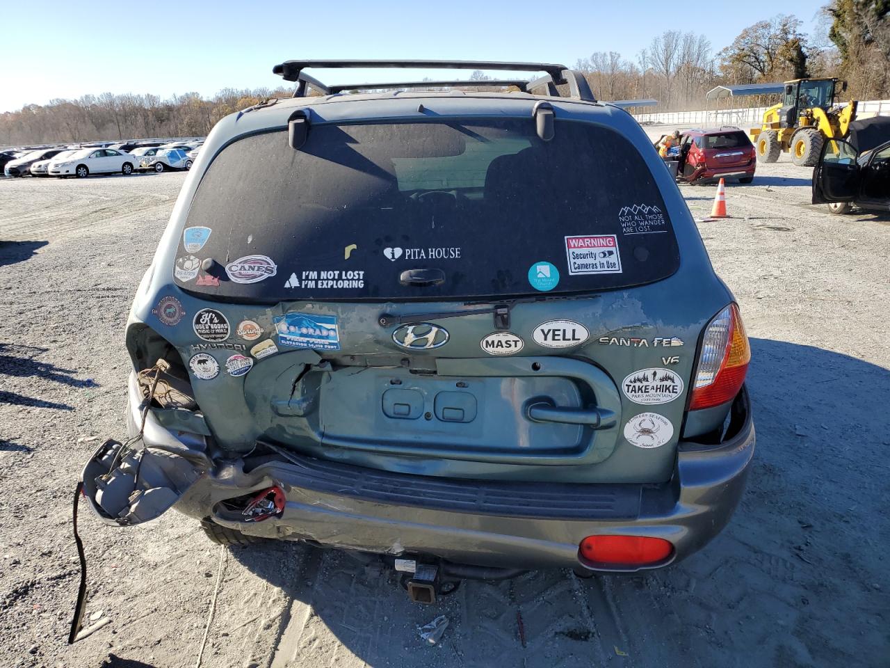 2003 Hyundai Santa Fe Gls Green vin: KM8SC13D13U374680