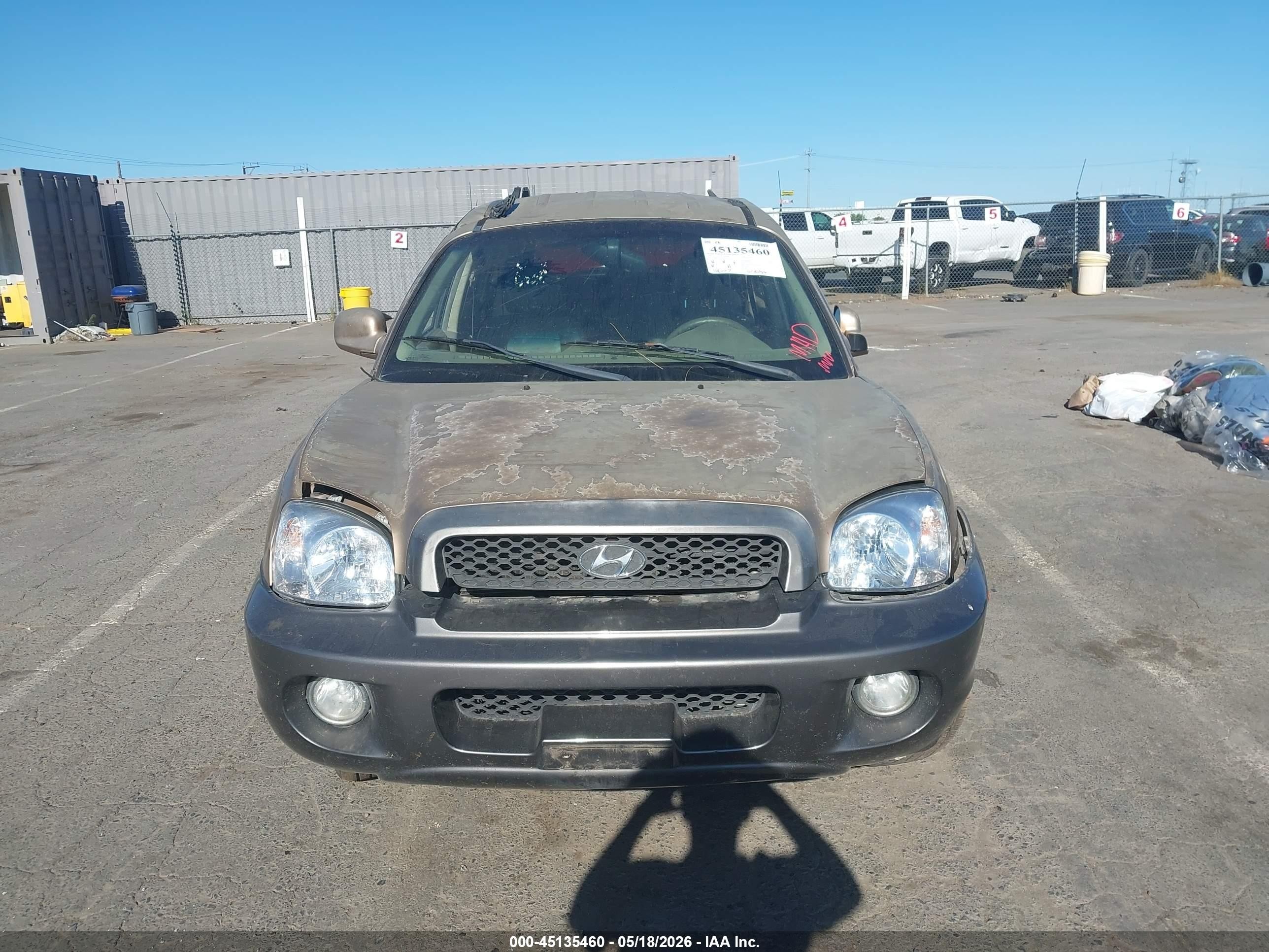 2003 Hyundai Santa Fe Gls/lx Beige vin: KM8SC13D13U469711