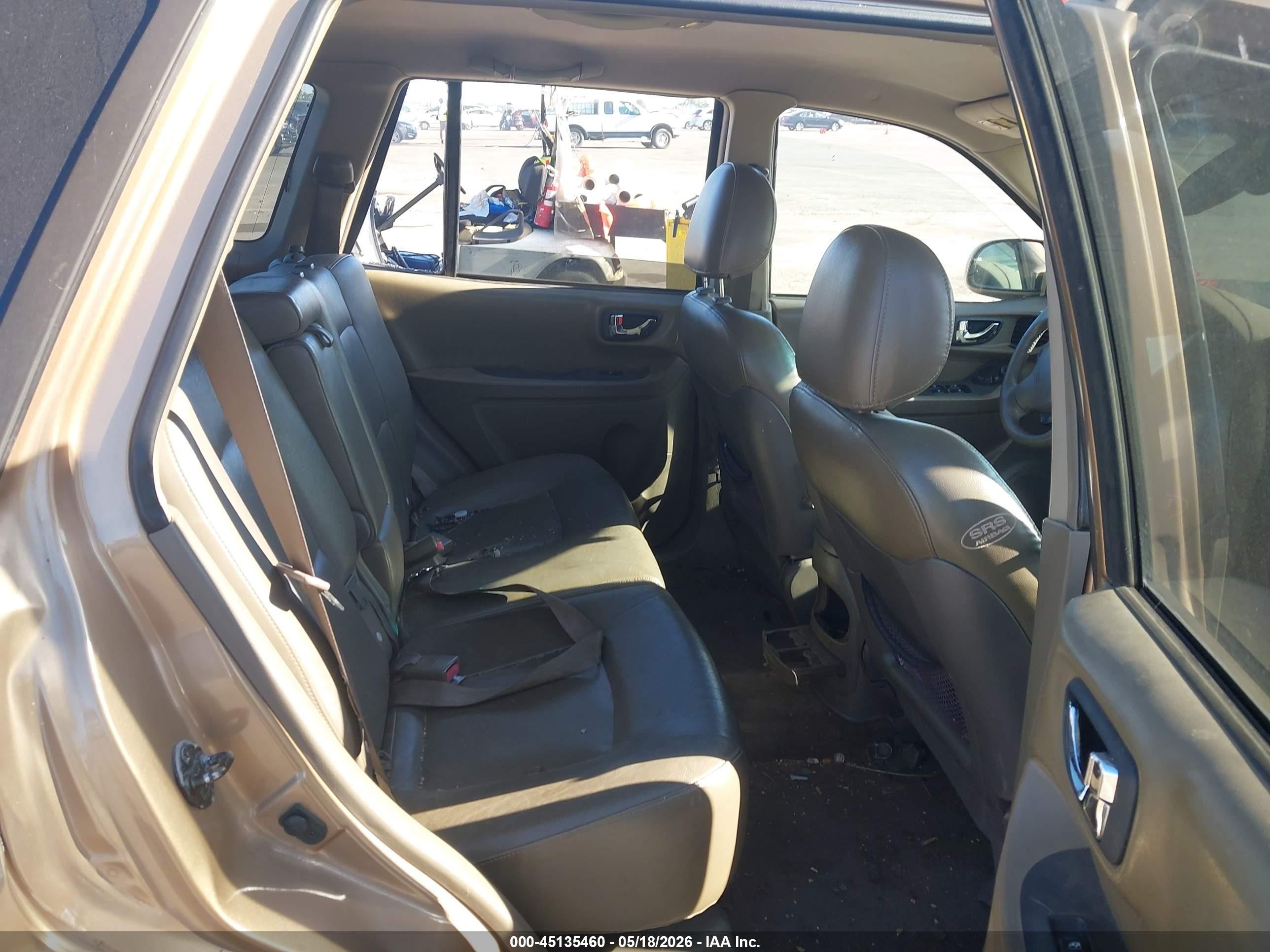 2003 Hyundai Santa Fe Gls/lx Beige vin: KM8SC13D13U469711