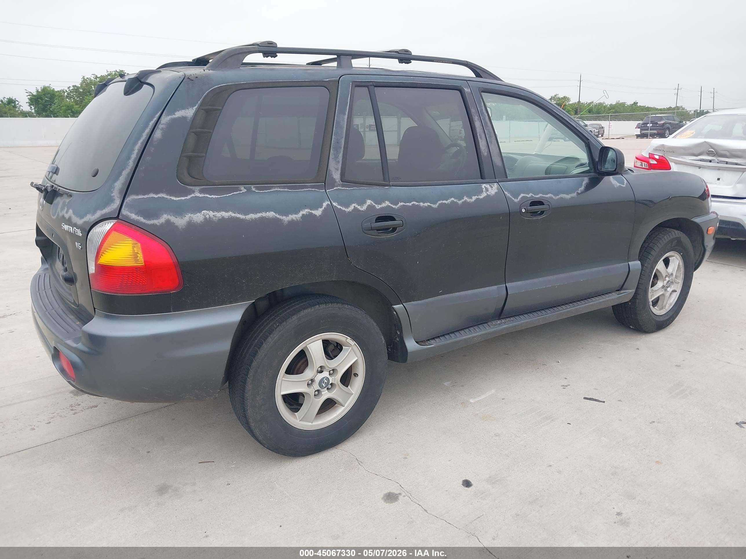 2003 Hyundai Santa Fe Gls/lx Black vin: KM8SC13D13U526439