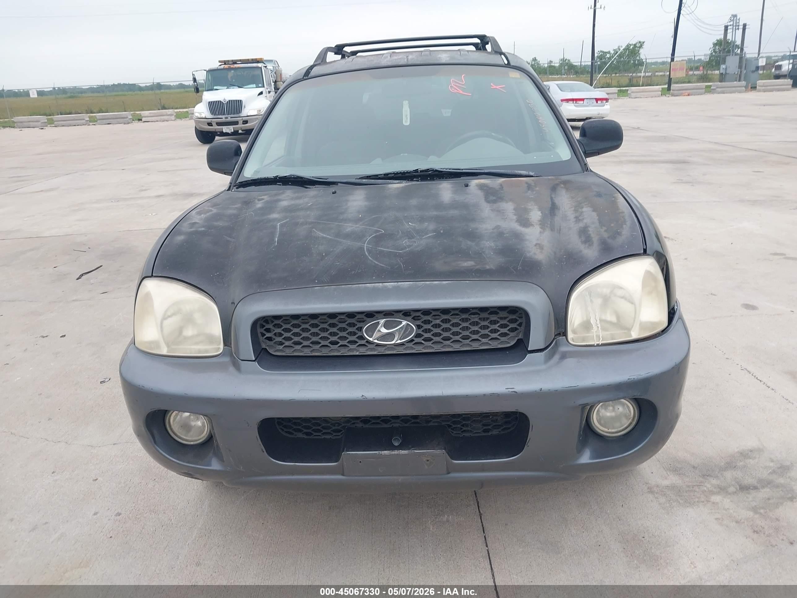 2003 Hyundai Santa Fe Gls/lx Black vin: KM8SC13D13U526439