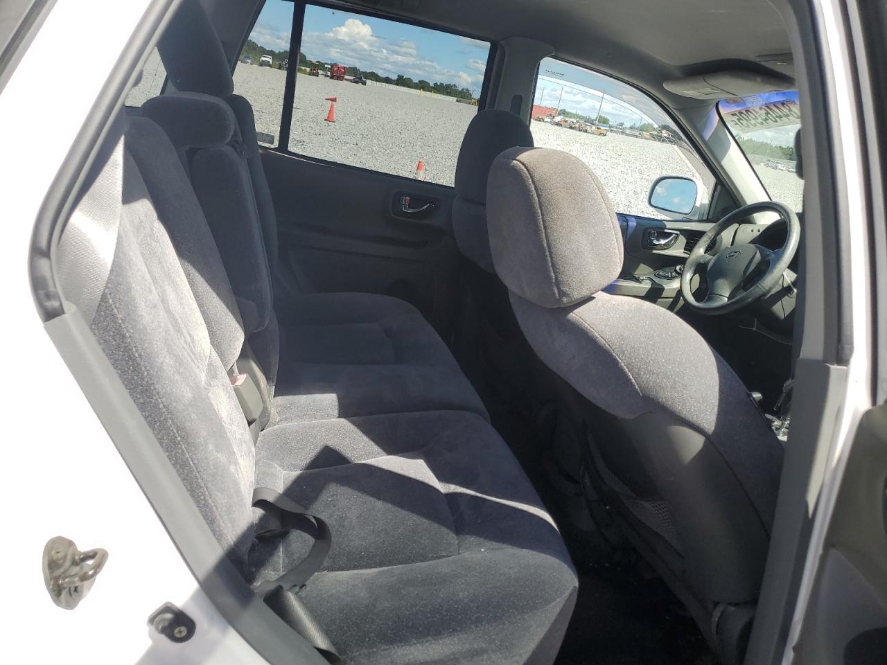 2004 Hyundai Santa Fe Gls White vin: KM8SC13D14U628485