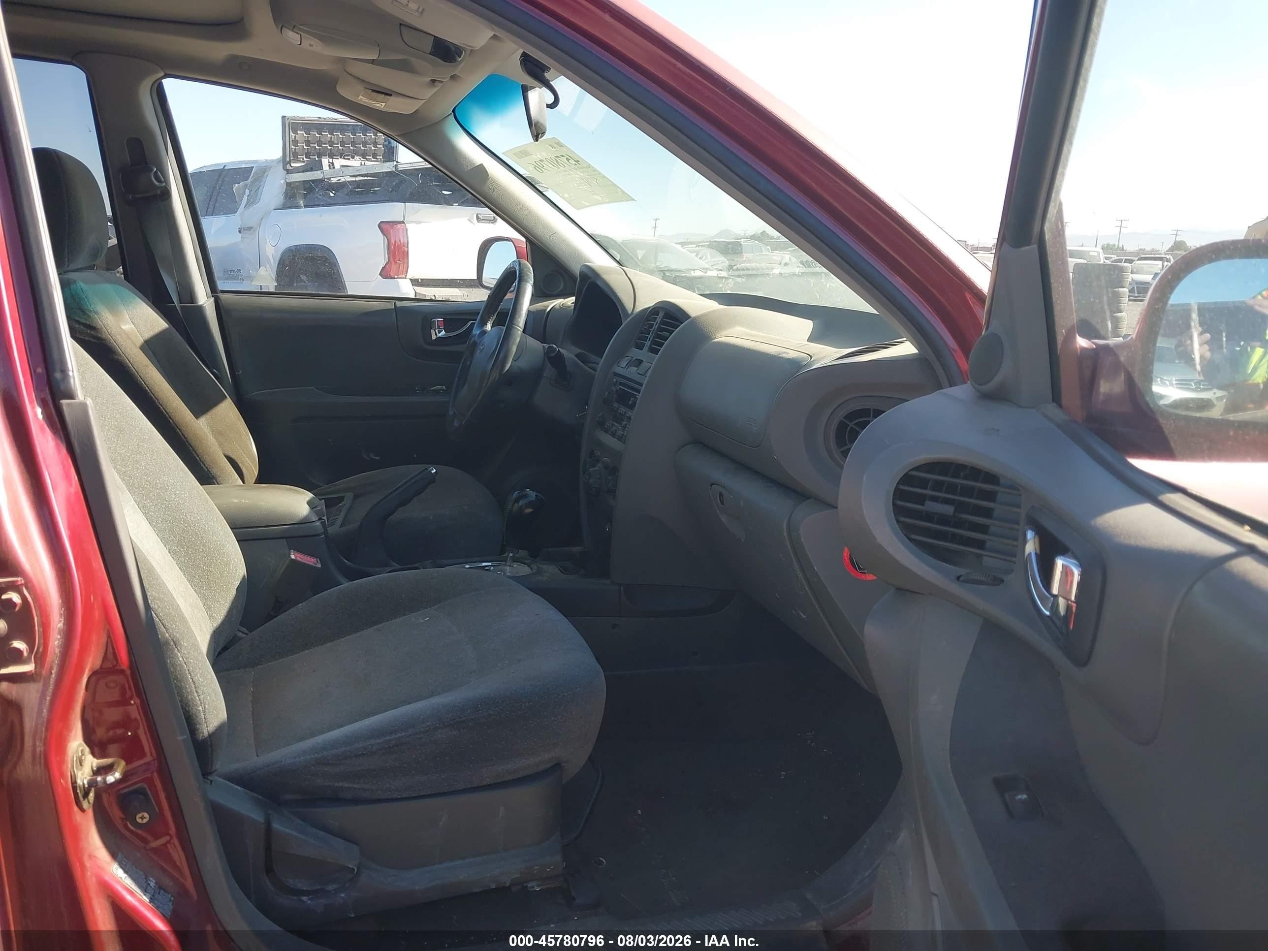 2004 Hyundai Santa Fe Gls Burgundy vin: KM8SC13D14U657310