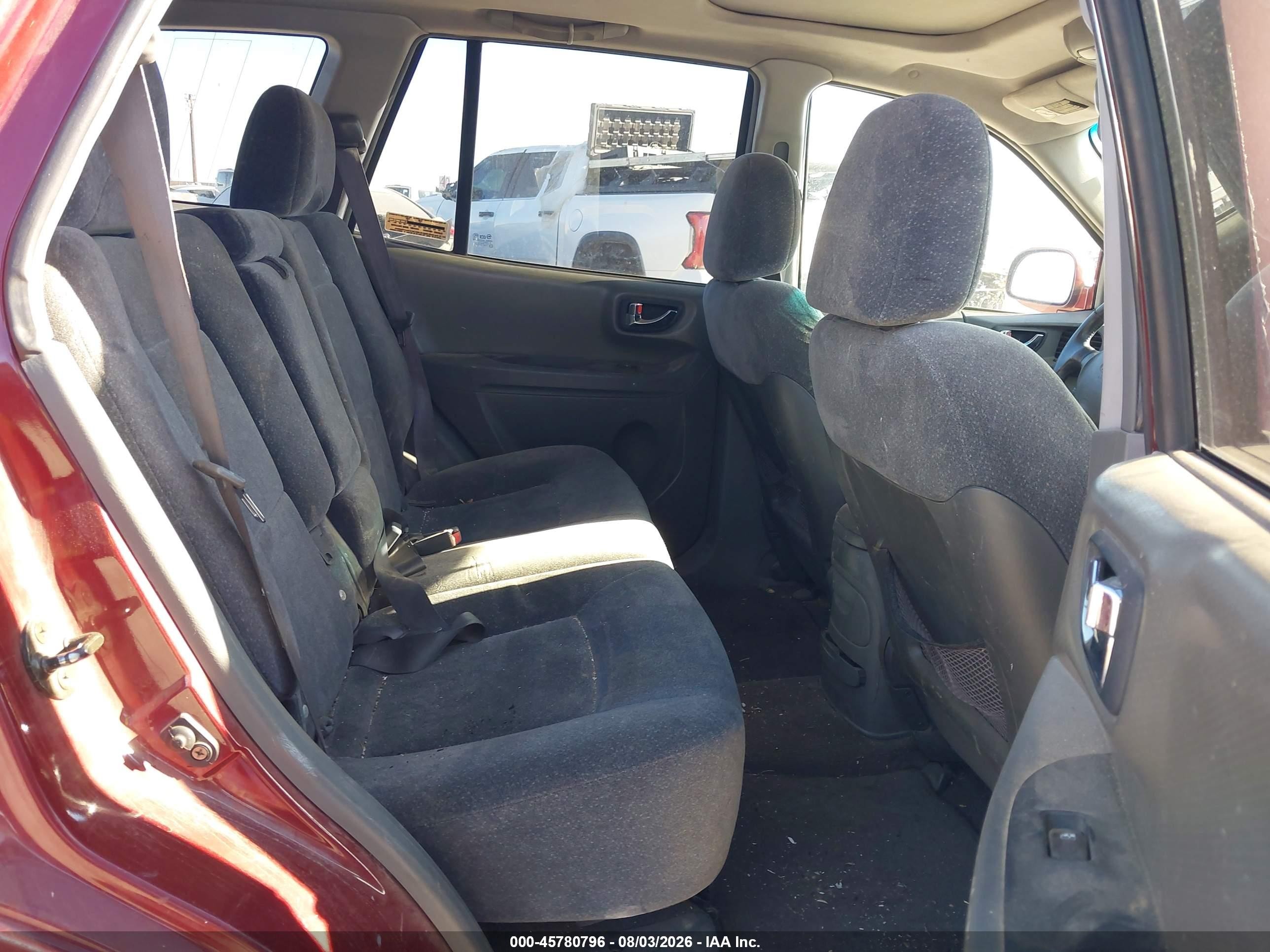 2004 Hyundai Santa Fe Gls Burgundy vin: KM8SC13D14U657310
