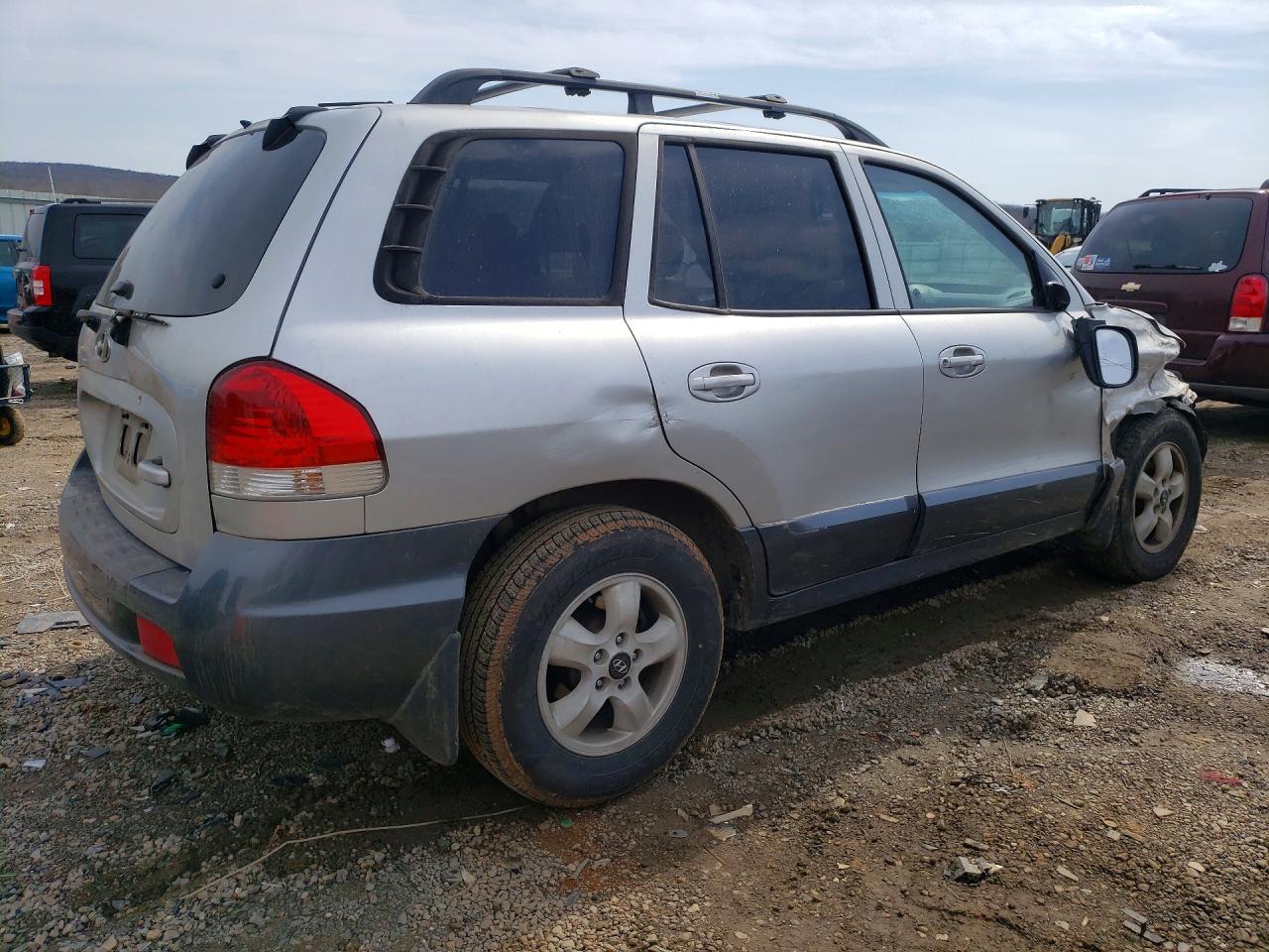 2005 Hyundai Santa Fe Gls Silver vin: KM8SC13D15U946513