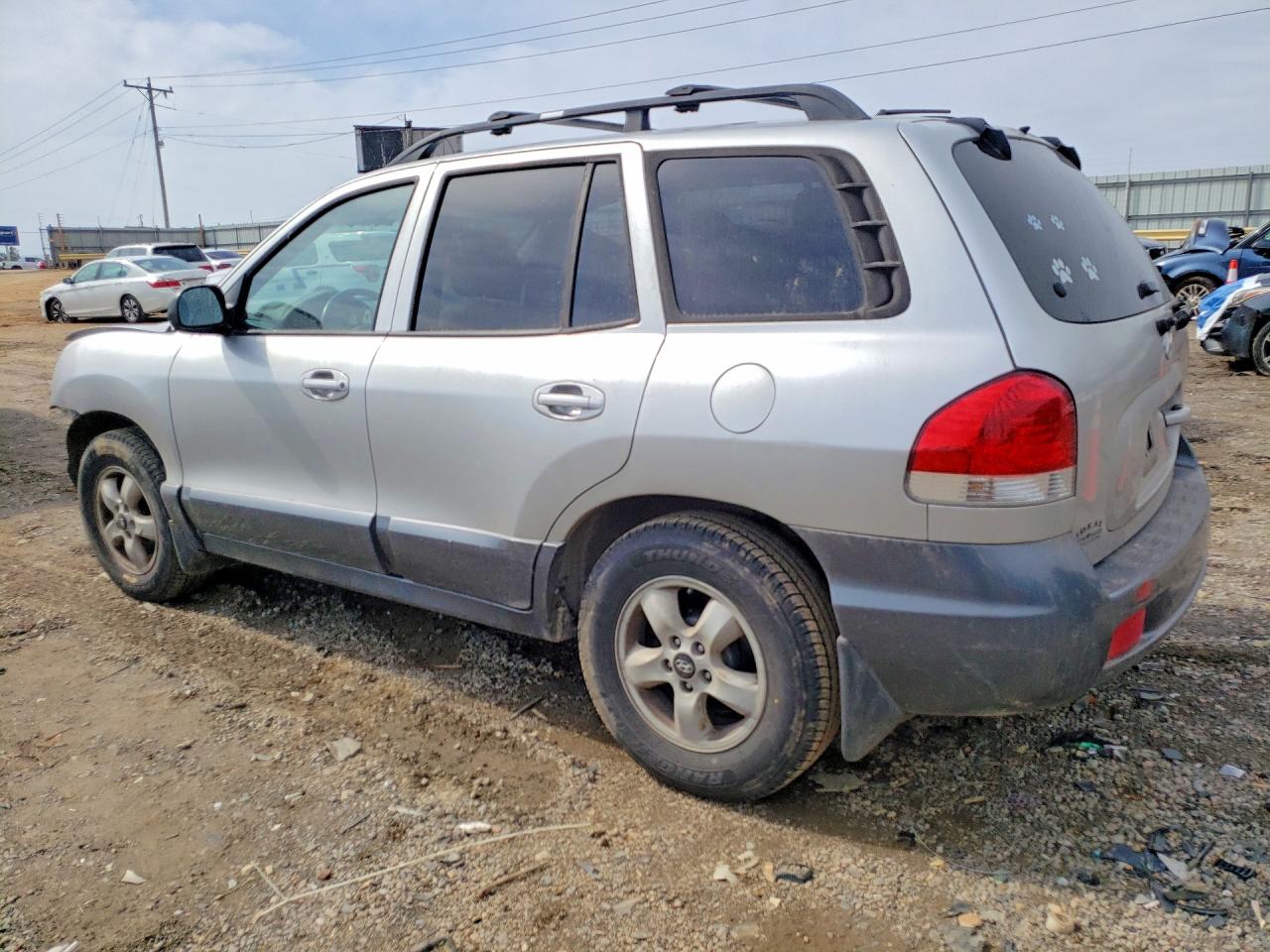 2005 Hyundai Santa Fe Gls Silver vin: KM8SC13D15U946513