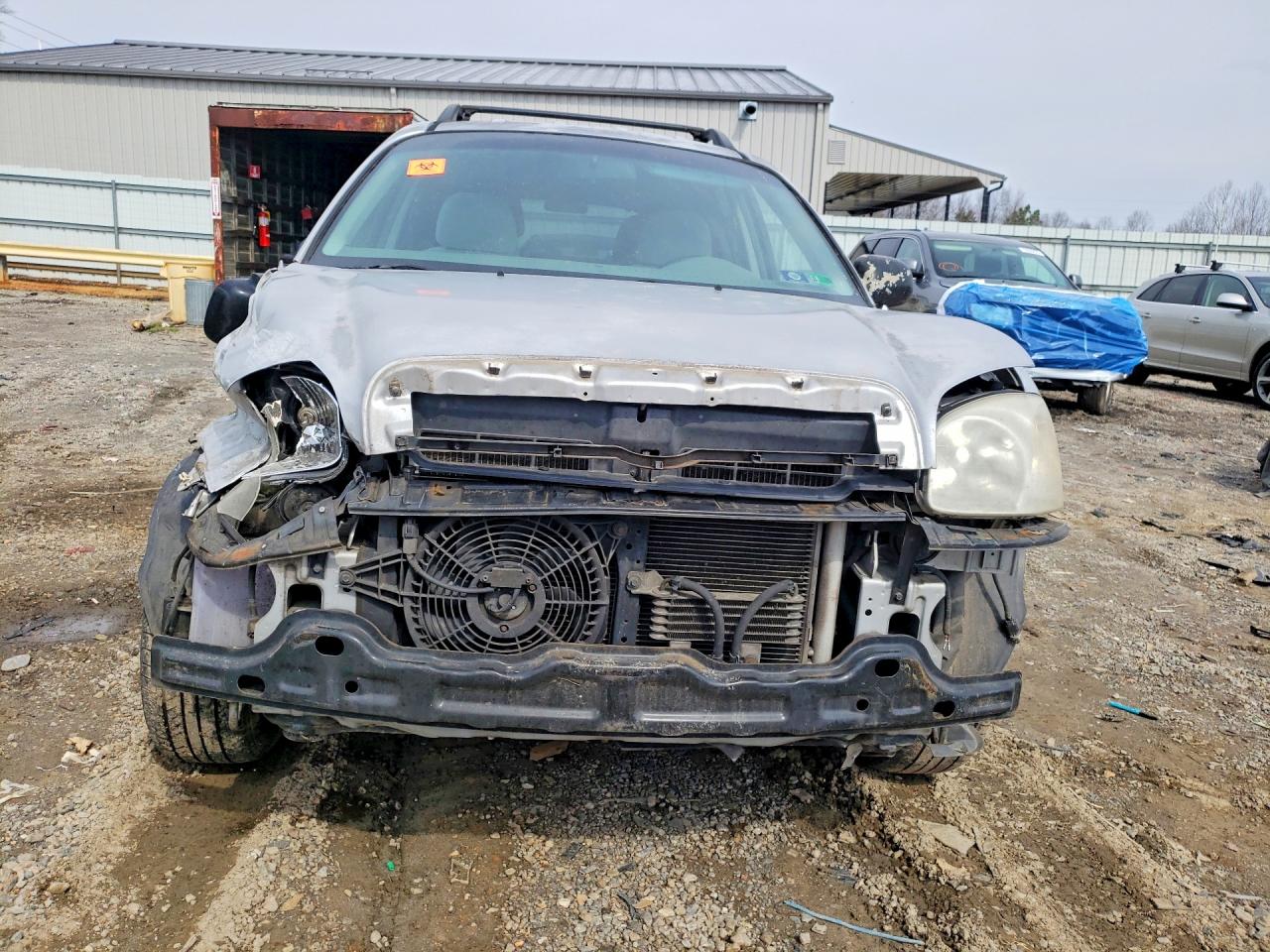 2005 Hyundai Santa Fe Gls Silver vin: KM8SC13D15U946513