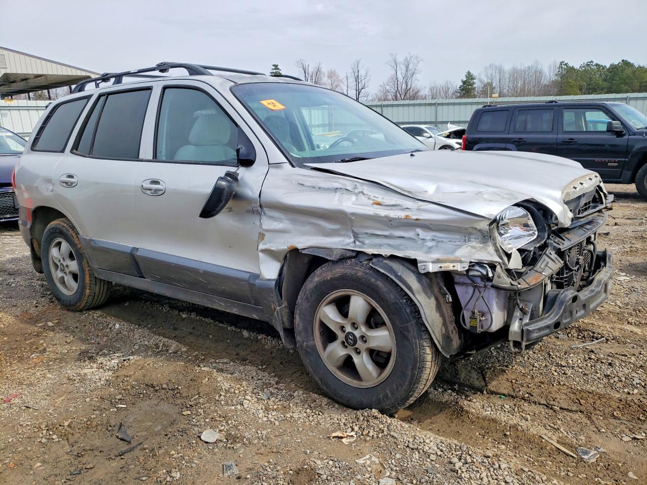 2005 Hyundai Santa Fe Gls Silver vin: KM8SC13D15U946513