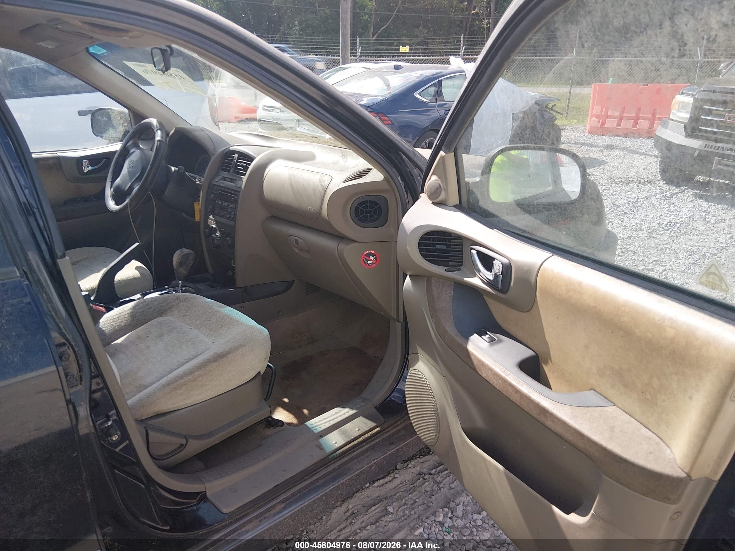 2006 Hyundai Santa Fe Gls Black vin: KM8SC13D16U057549