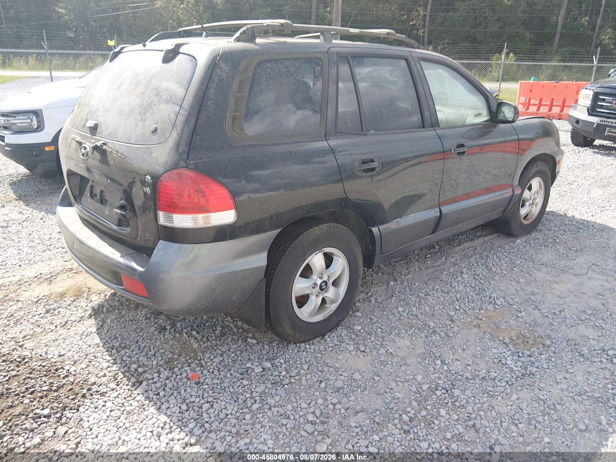 2006 Hyundai Santa Fe Gls Black vin: KM8SC13D16U057549