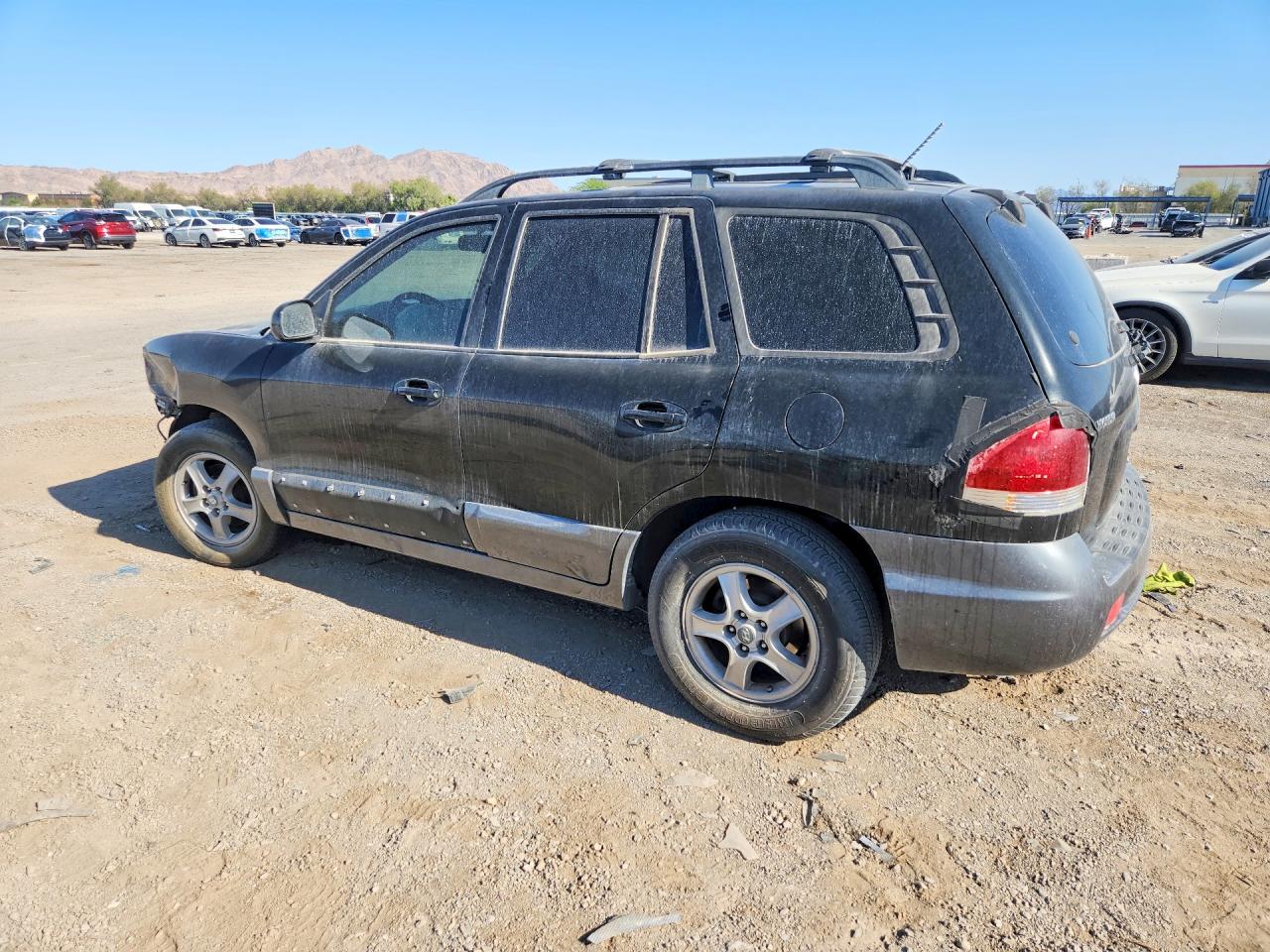 2006 Hyundai Santa Fe Gls Black vin: KM8SC13D16U072665