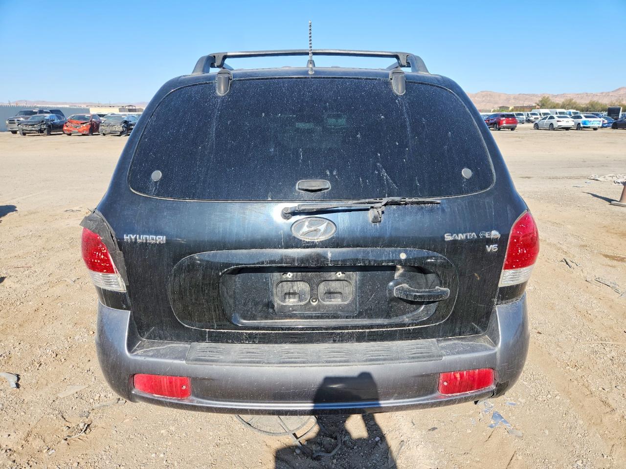 2006 Hyundai Santa Fe Gls Black vin: KM8SC13D16U072665
