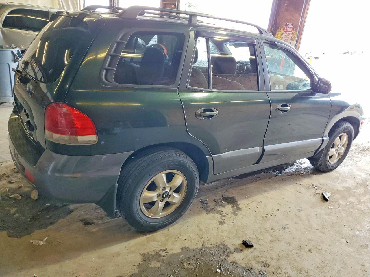 2006 Hyundai Santa Fe Green vin: KM8SC13D16U111383
