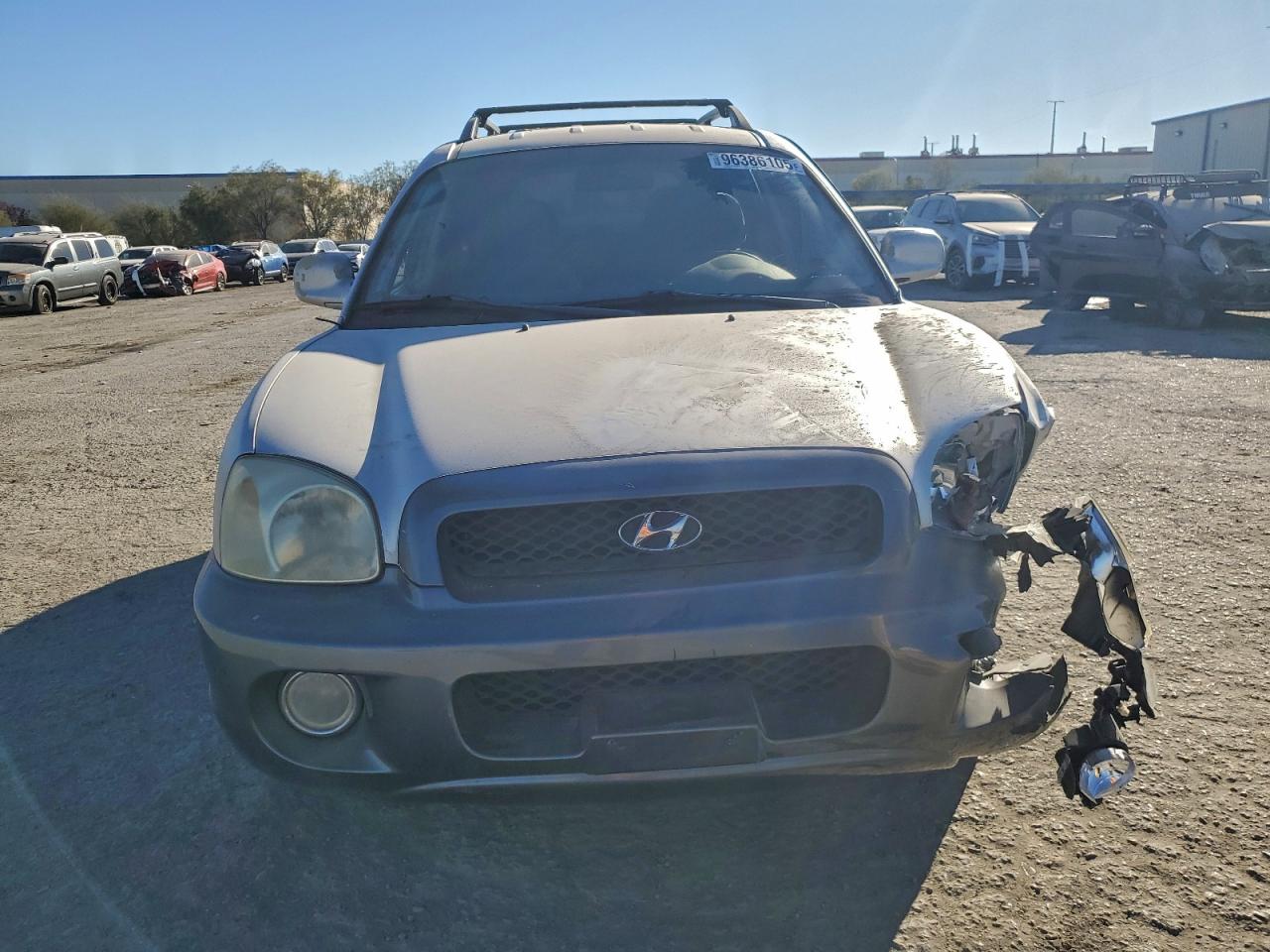 2002 Hyundai Santa Fe Gls Silver vin: KM8SC13D22U143687