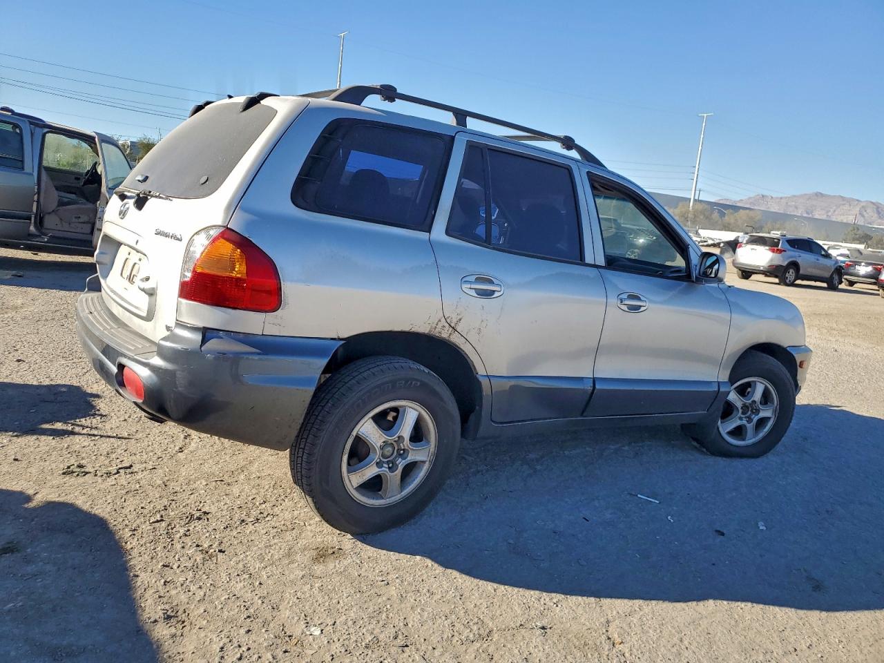 2002 Hyundai Santa Fe Gls Silver vin: KM8SC13D22U143687
