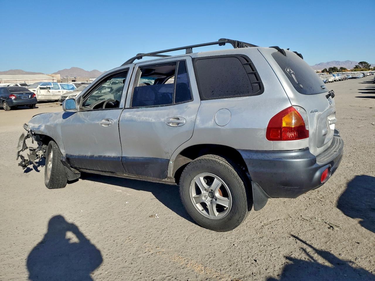 2002 Hyundai Santa Fe Gls Silver vin: KM8SC13D22U143687