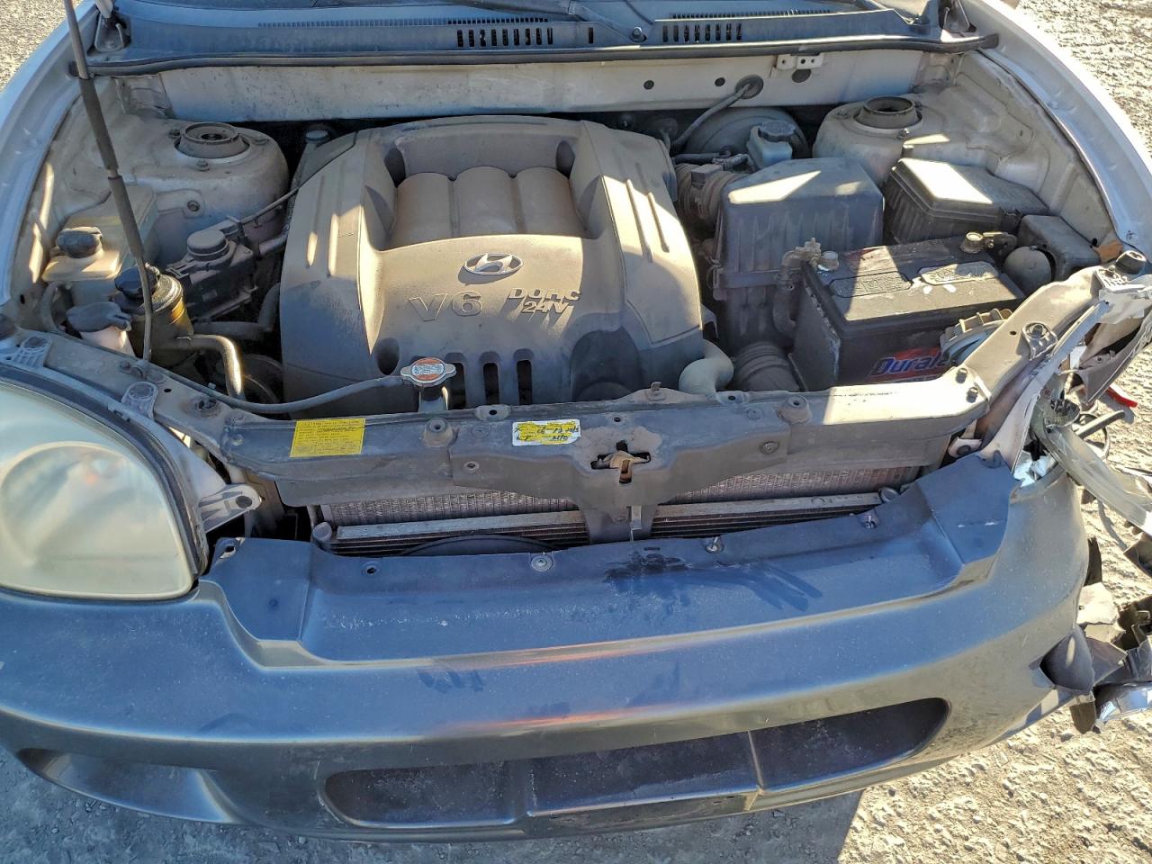 2002 Hyundai Santa Fe Gls Silver vin: KM8SC13D22U143687