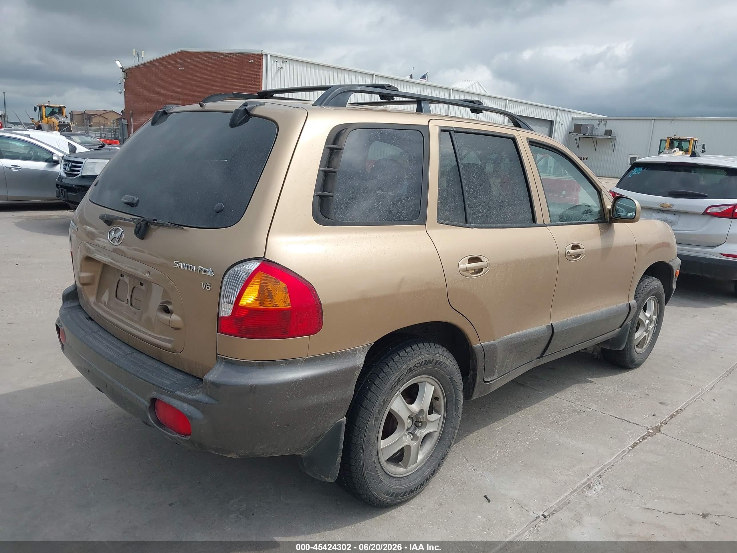 2002 Hyundai Santa Fe Gls/lx Gold vin: KM8SC13D22U200356