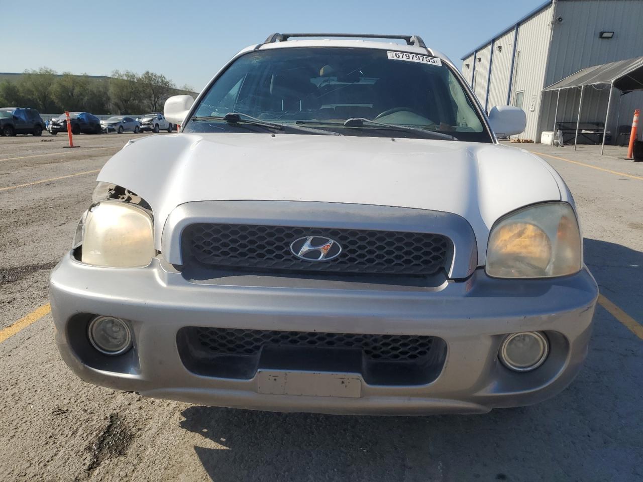 2002 Hyundai Santa Fe Gls   White vin: KM8SC13D22U212989