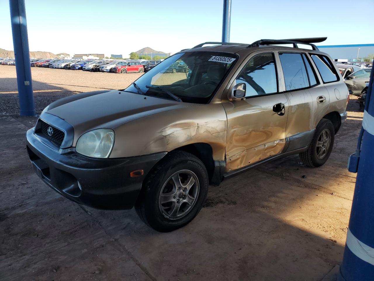 2002 Hyundai Santa Fe Gls Tan vin: KM8SC13D22U243157
