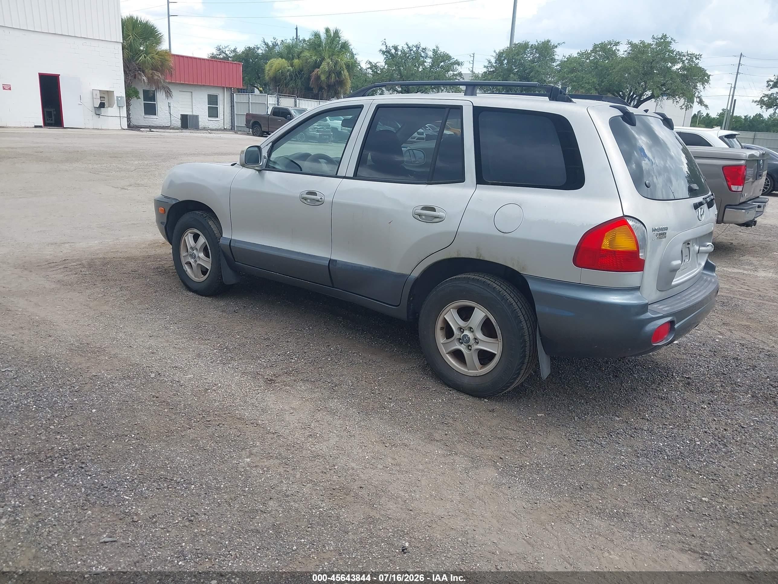 2002 Hyundai Santa Fe Gls/lx Silver vin: KM8SC13D22U276580