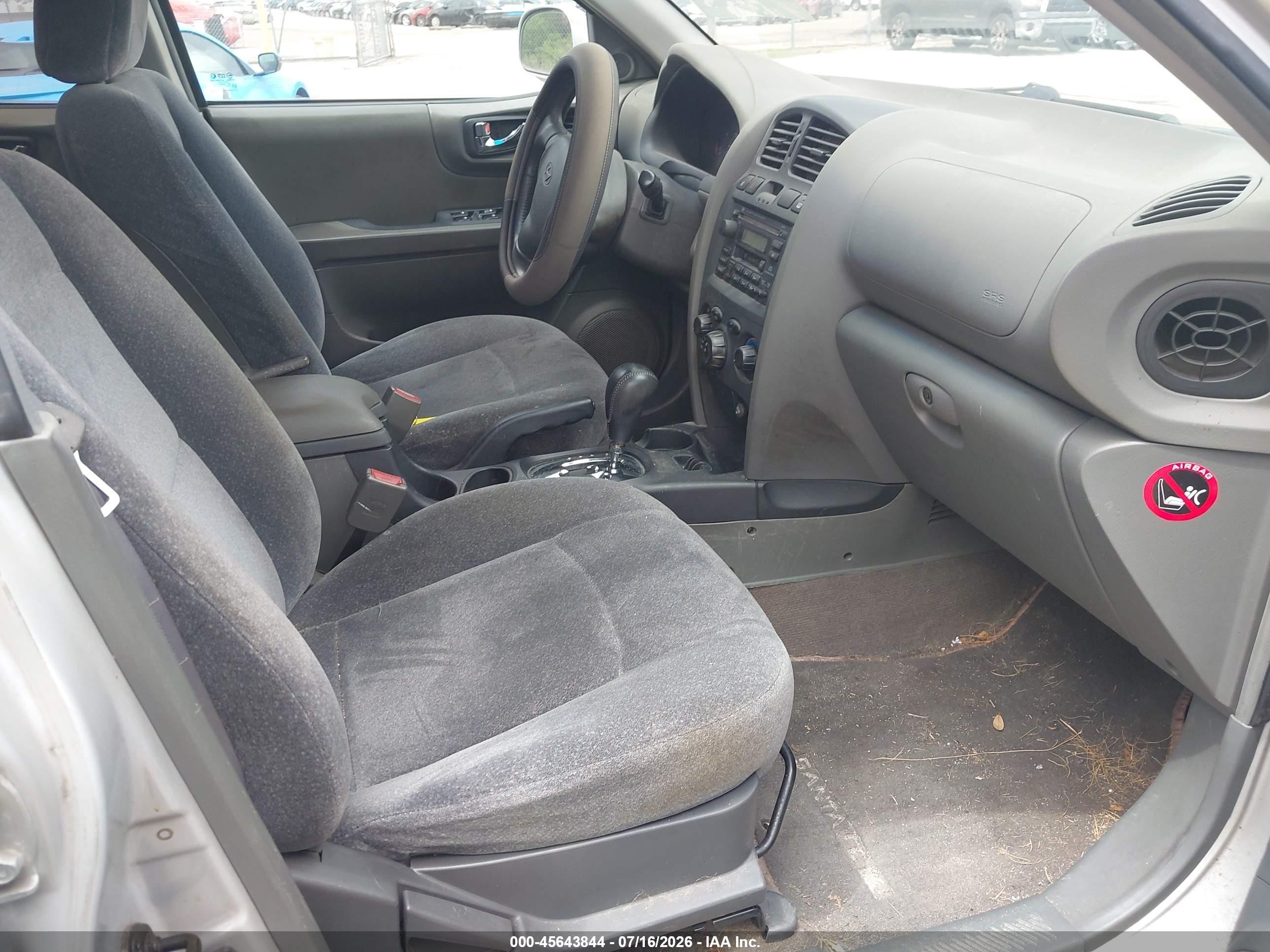 2002 Hyundai Santa Fe Gls/lx Silver vin: KM8SC13D22U276580