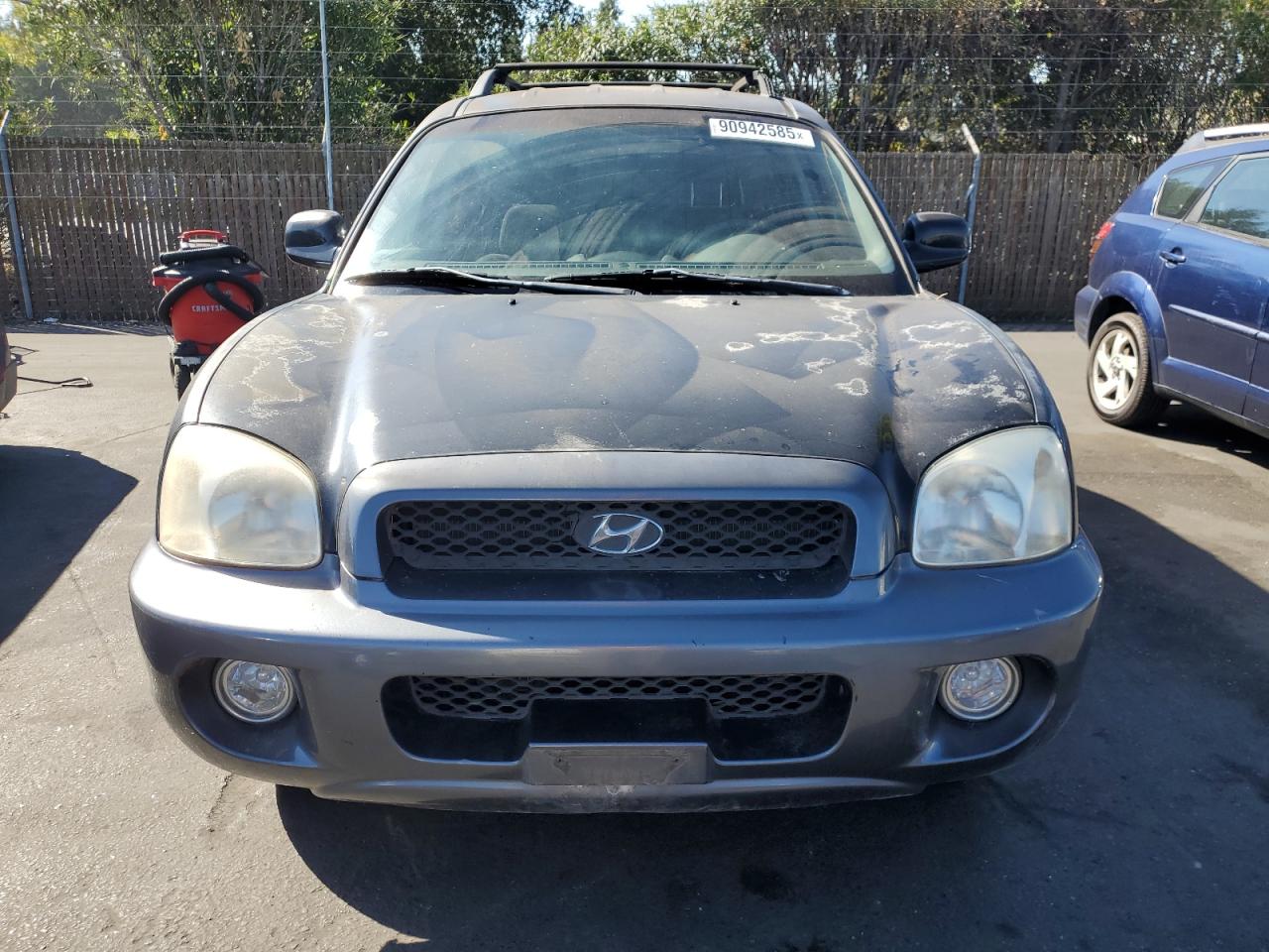 2003 Hyundai Santa Fe Gls Черный vin: KM8SC13D23U443523