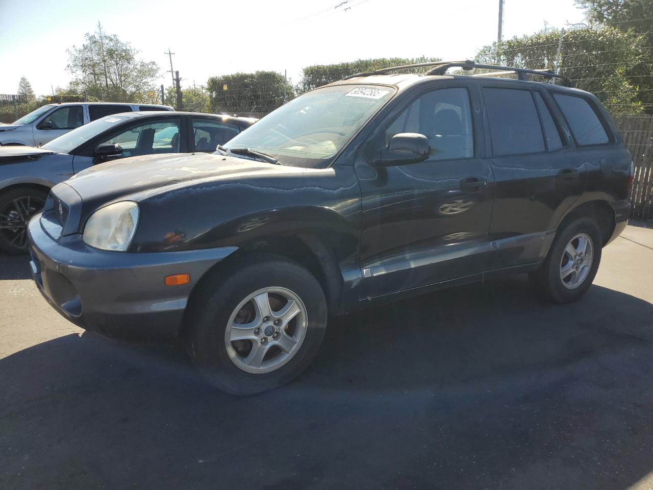 2003 Hyundai Santa Fe Gls Черный vin: KM8SC13D23U443523