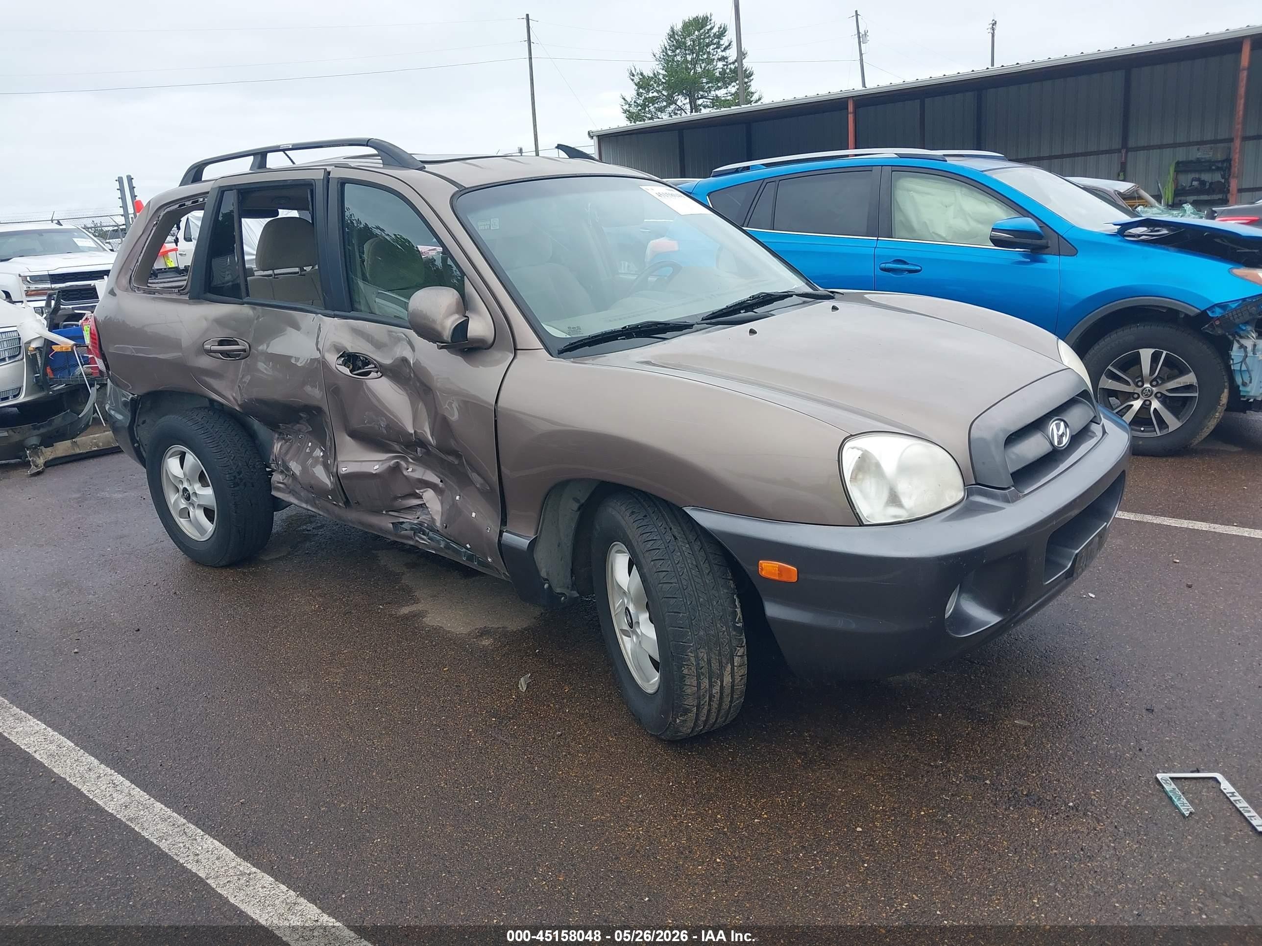 2006 Hyundai Santa Fe Gls Brown vin: KM8SC13D26U070584