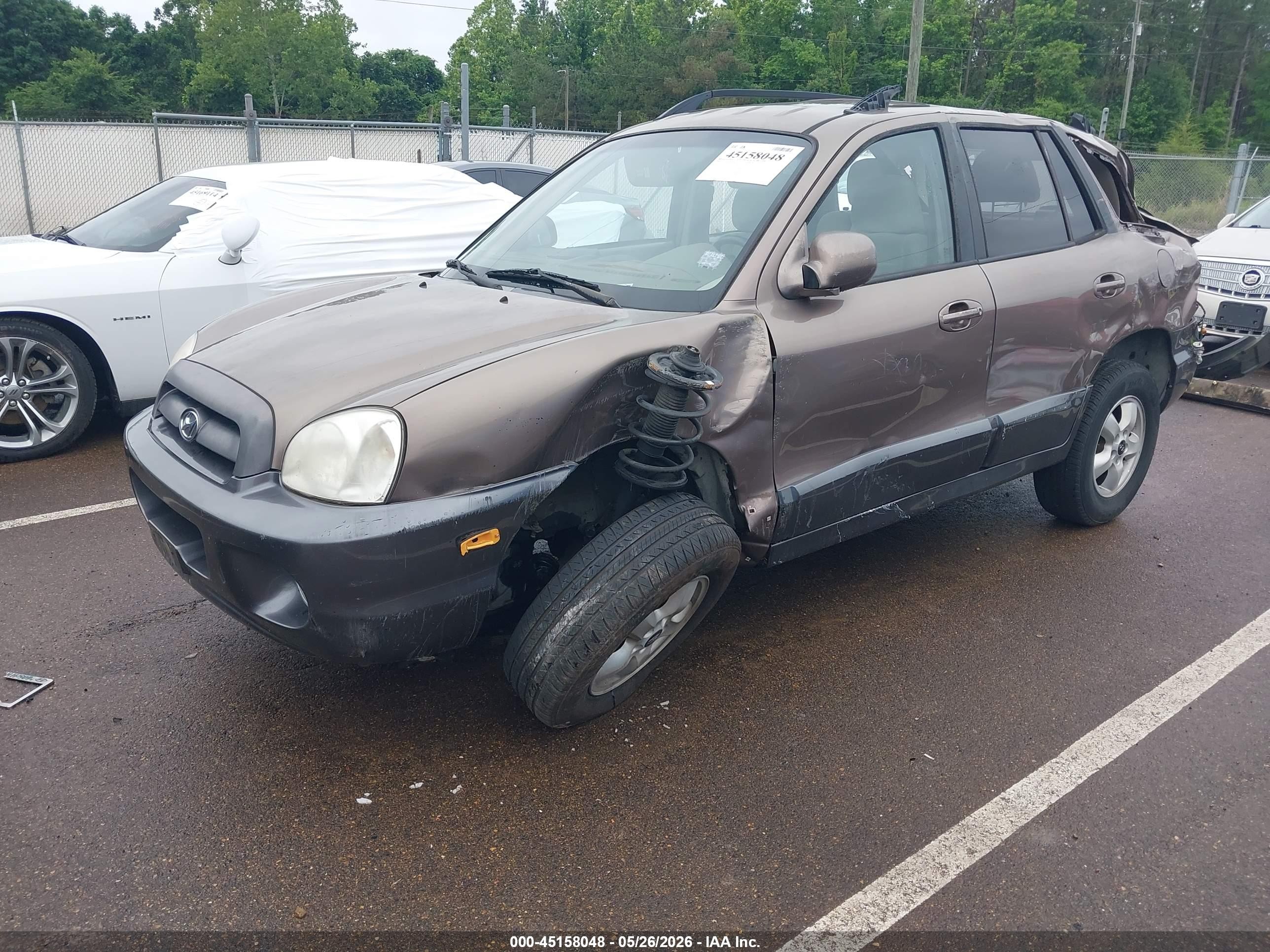 2006 Hyundai Santa Fe Gls Brown vin: KM8SC13D26U070584