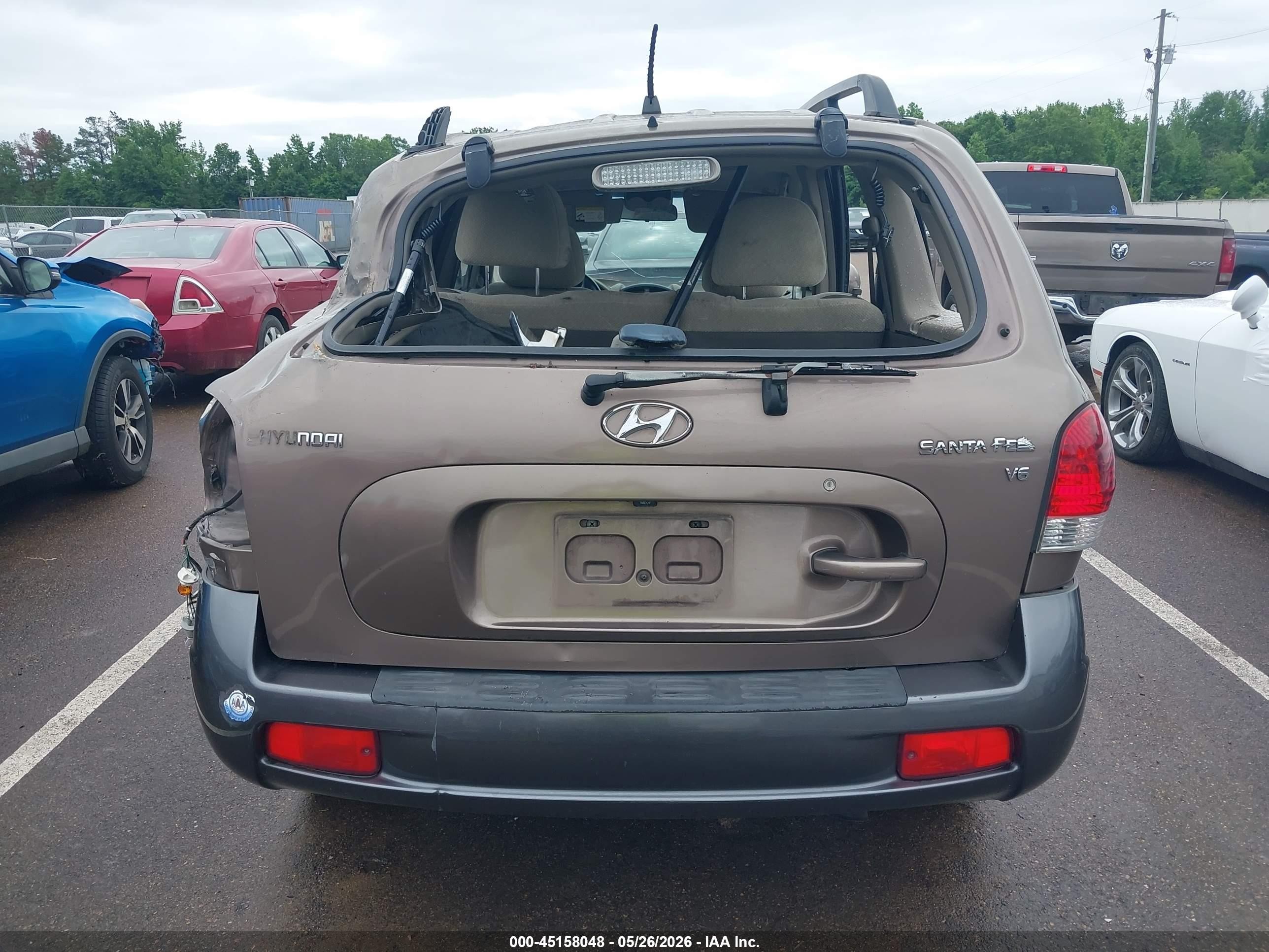 2006 Hyundai Santa Fe Gls Brown vin: KM8SC13D26U070584