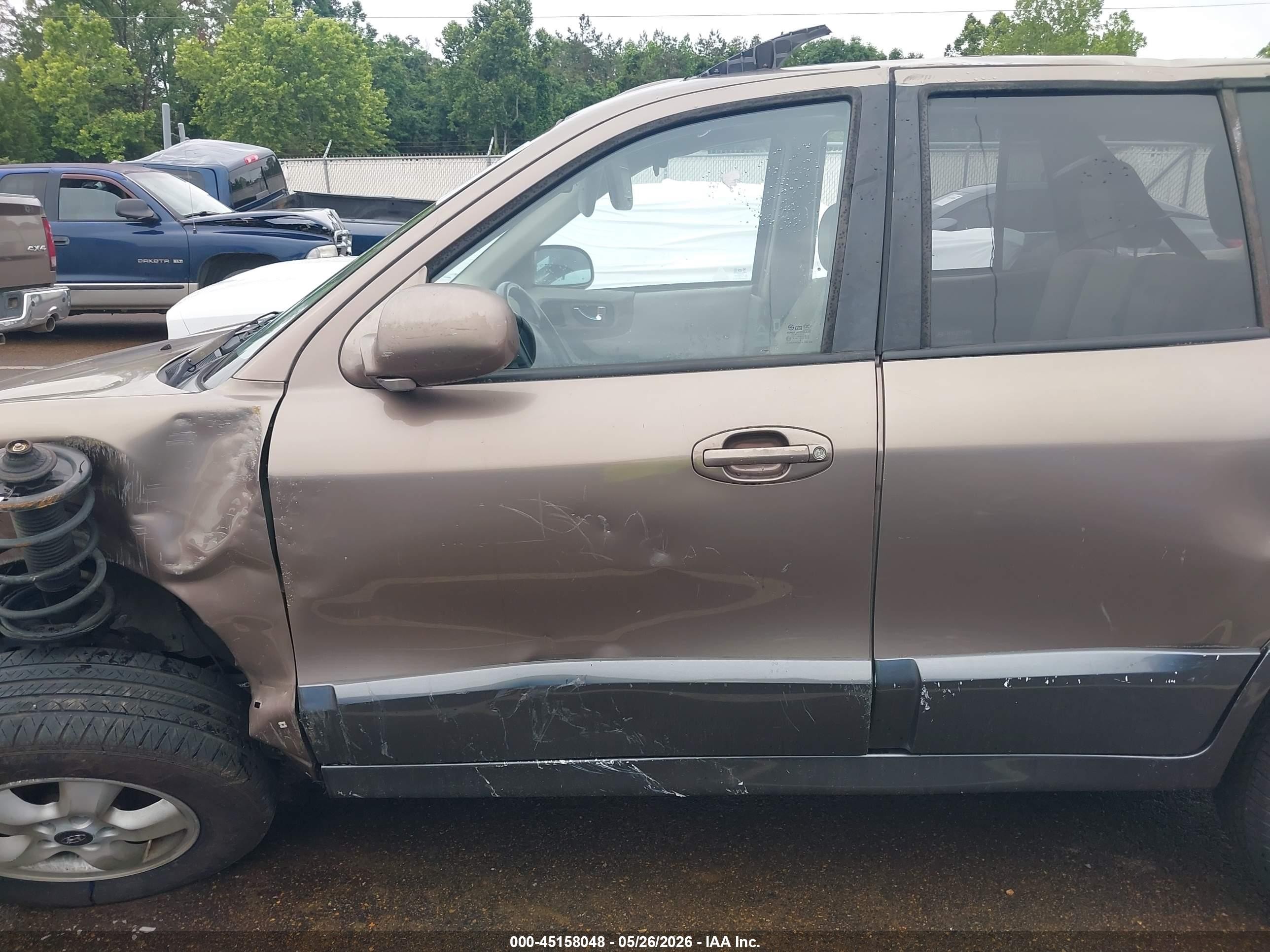 2006 Hyundai Santa Fe Gls Brown vin: KM8SC13D26U070584