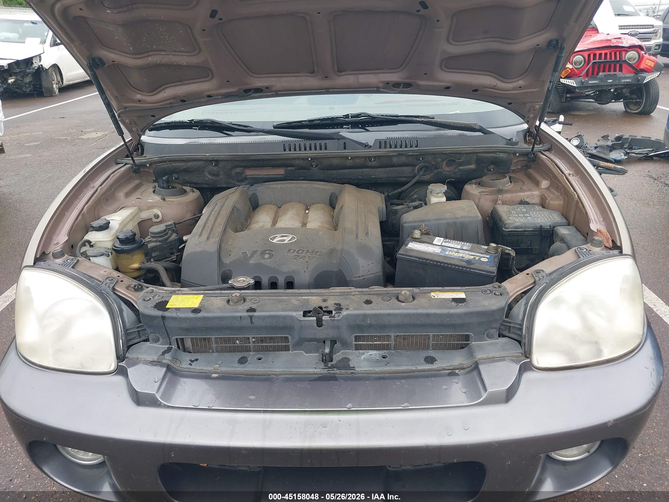 2006 Hyundai Santa Fe Gls Brown vin: KM8SC13D26U070584