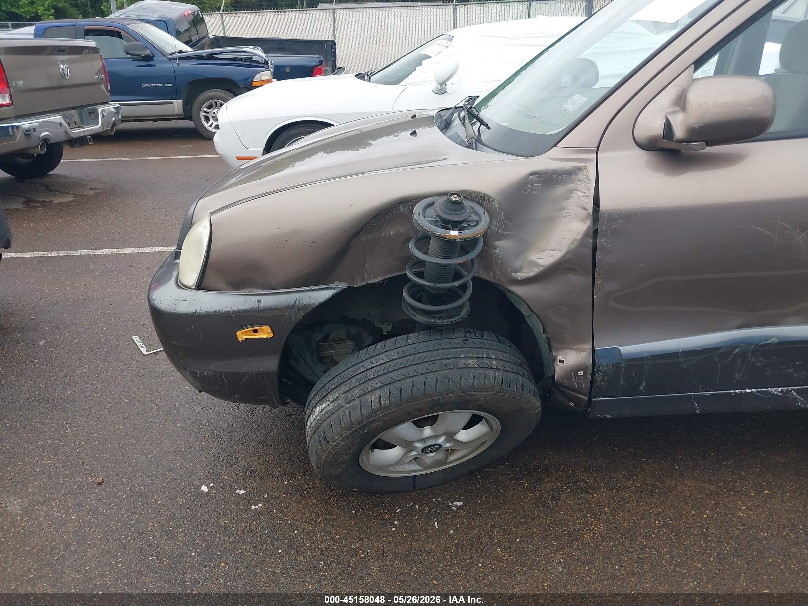 2006 Hyundai Santa Fe Gls Brown vin: KM8SC13D26U070584