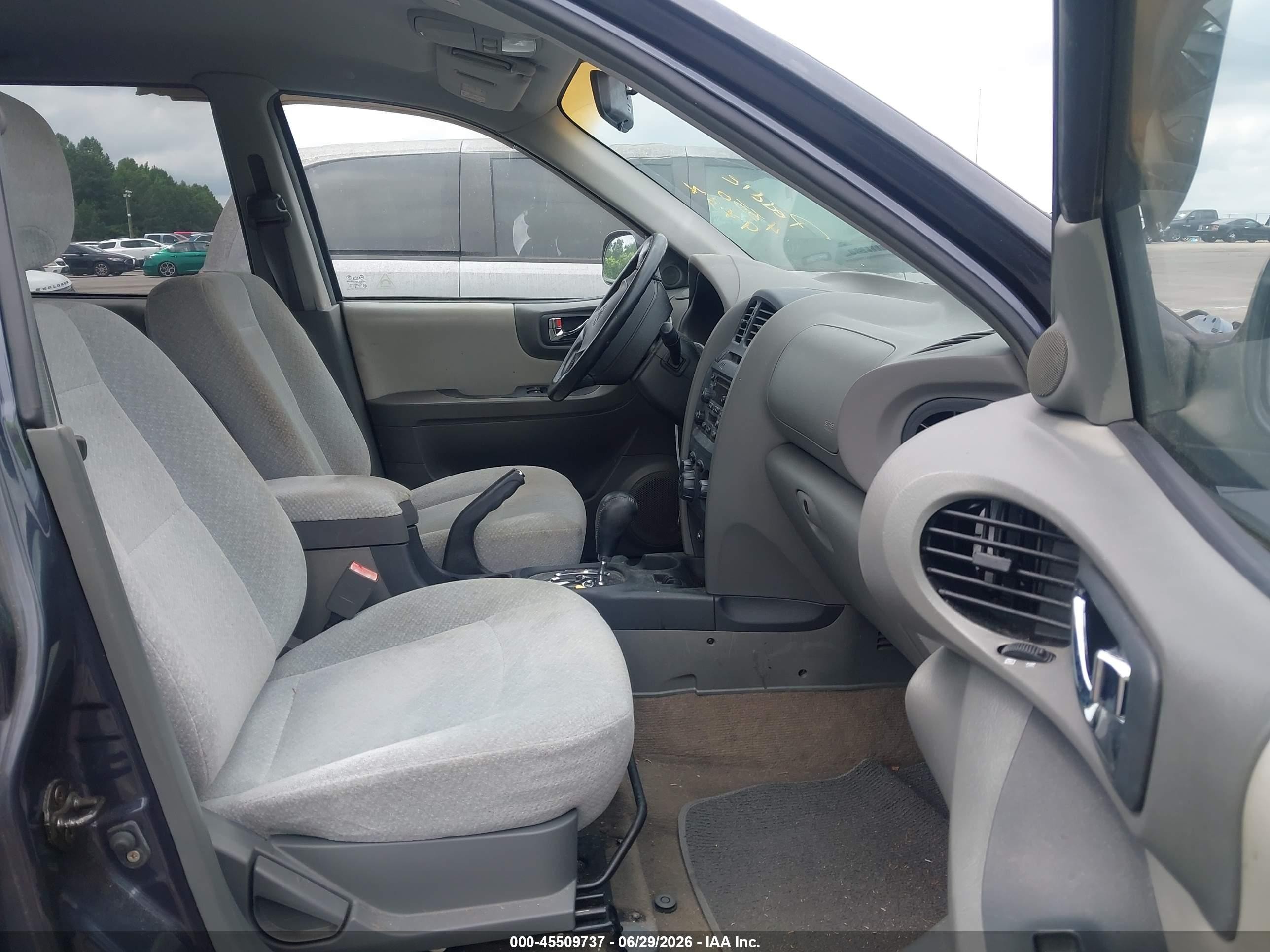 2006 Hyundai Santa Fe Gls Gray vin: KM8SC13D26U081875