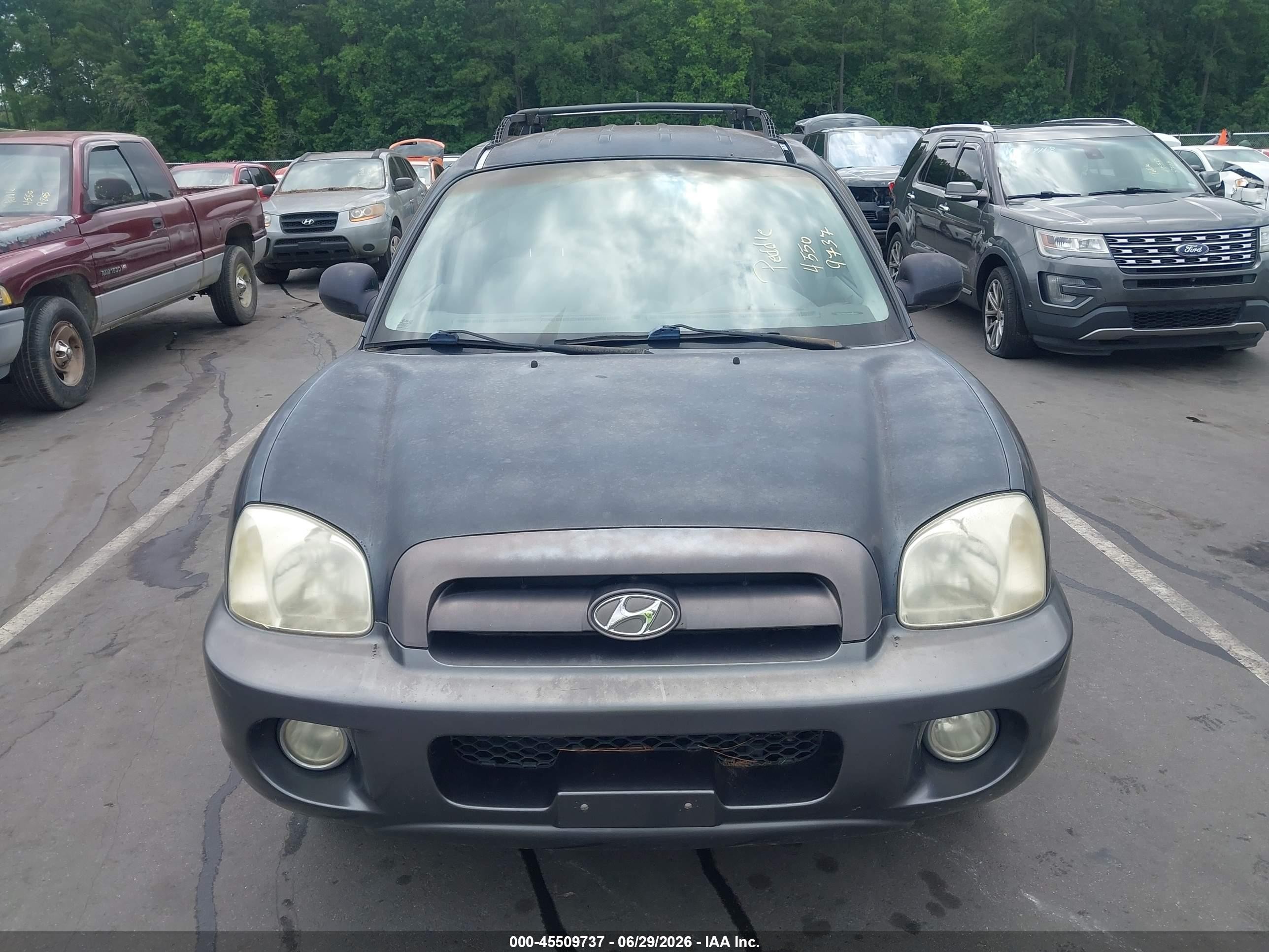 2006 Hyundai Santa Fe Gls Gray vin: KM8SC13D26U081875