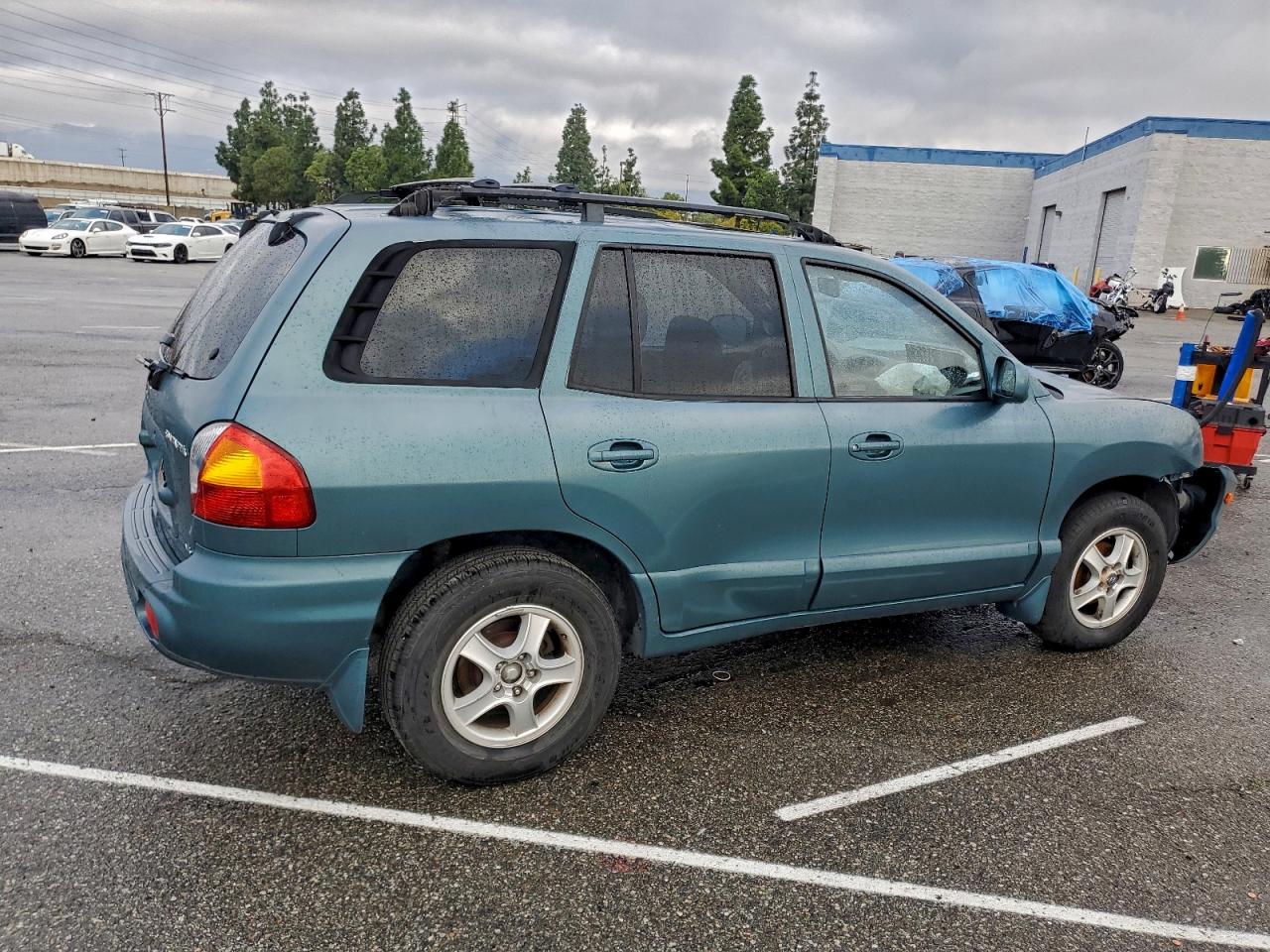 2002 Hyundai Santa Fe Gls Teal vin: KM8SC13D32U147358