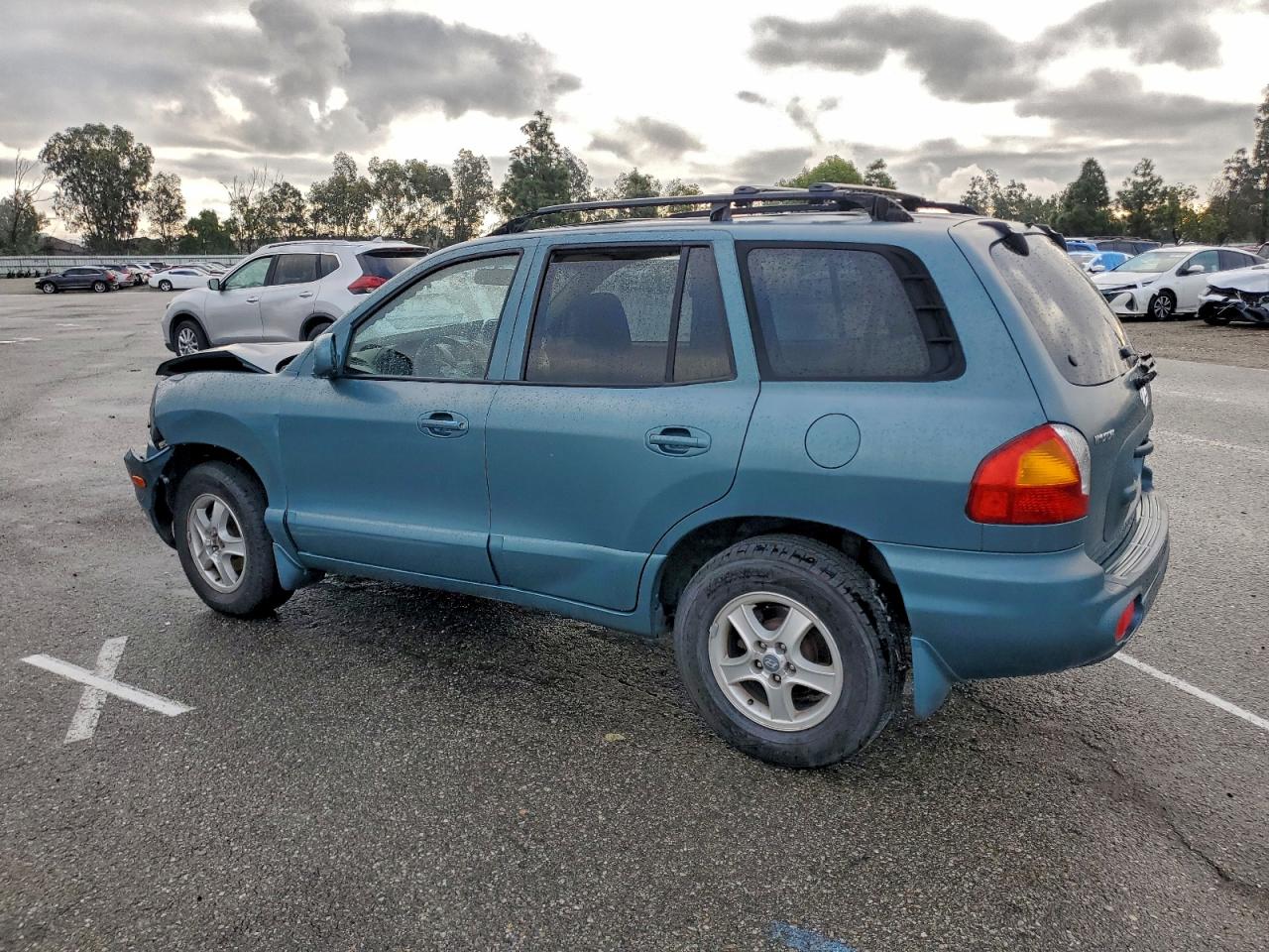 2002 Hyundai Santa Fe Gls Teal vin: KM8SC13D32U147358